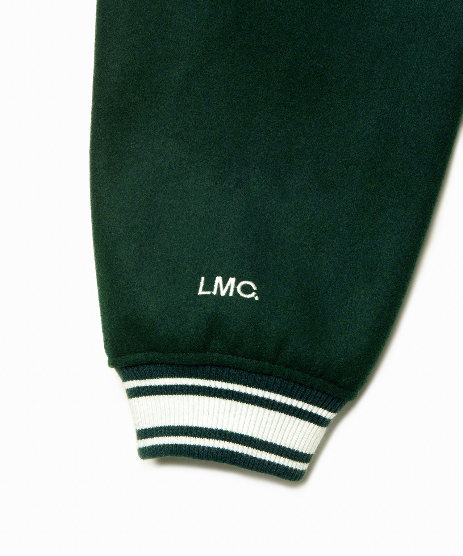MUSINSA | LMC CLASSIC WOOL VARSITY JACKET dark green