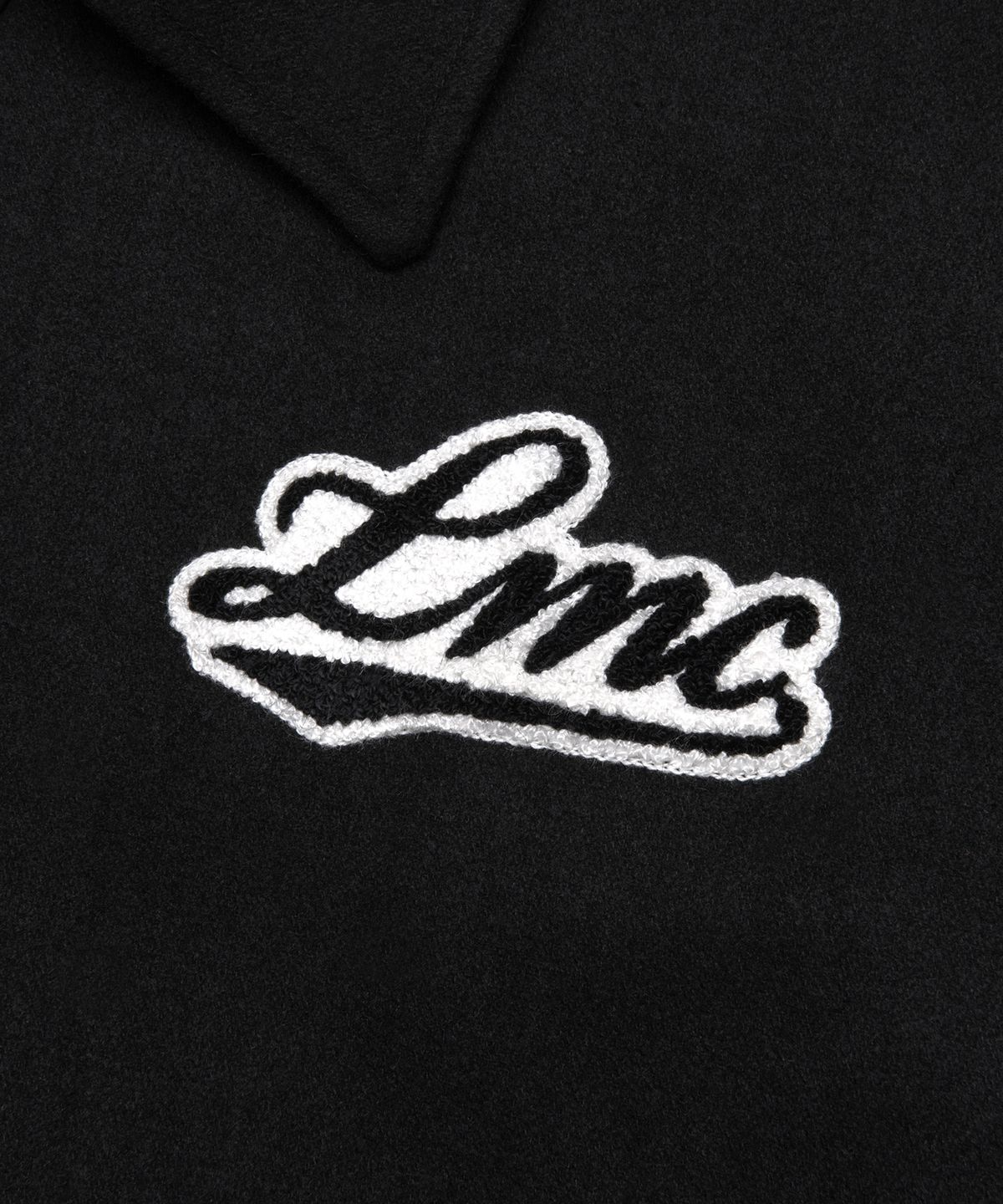 엘엠씨(LMC) CLASSIC WOOL VARSITY JACKET black