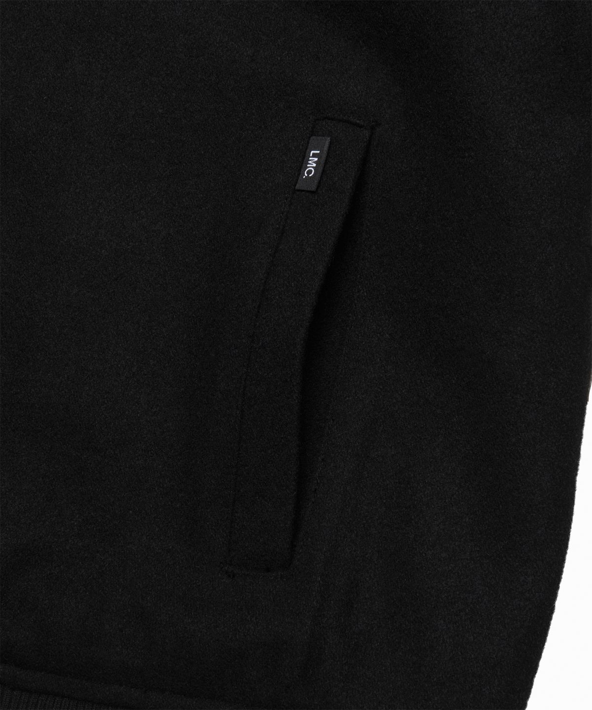 엘엠씨(LMC) CLASSIC WOOL VARSITY JACKET black