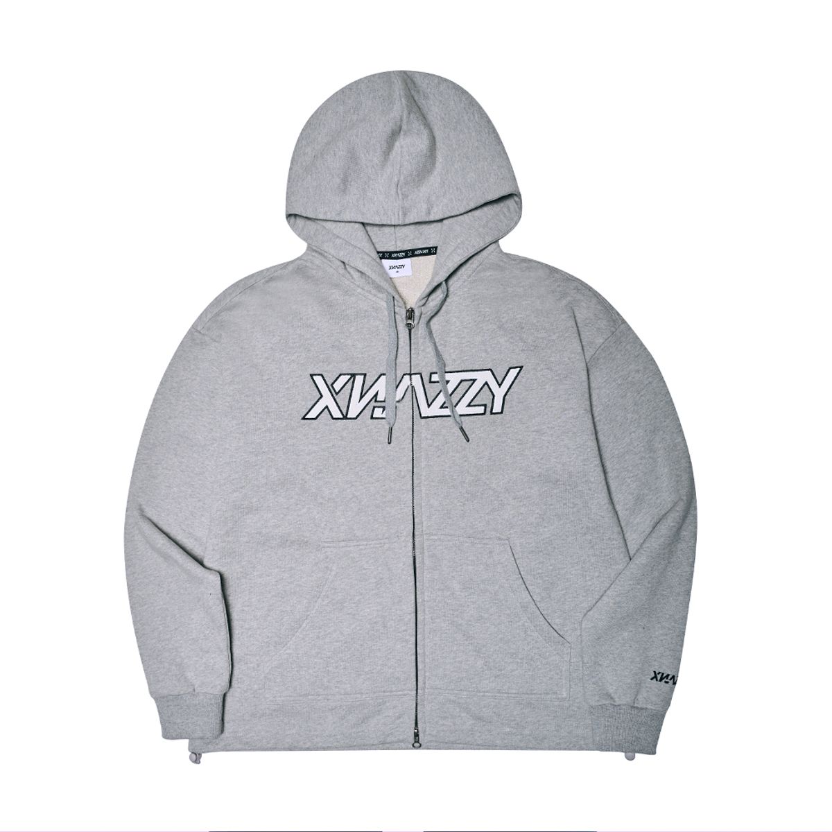 엑스네지(XNAZZY) 투웨이 스포티 후드집업 XN23SPMHD01 M/GRAY