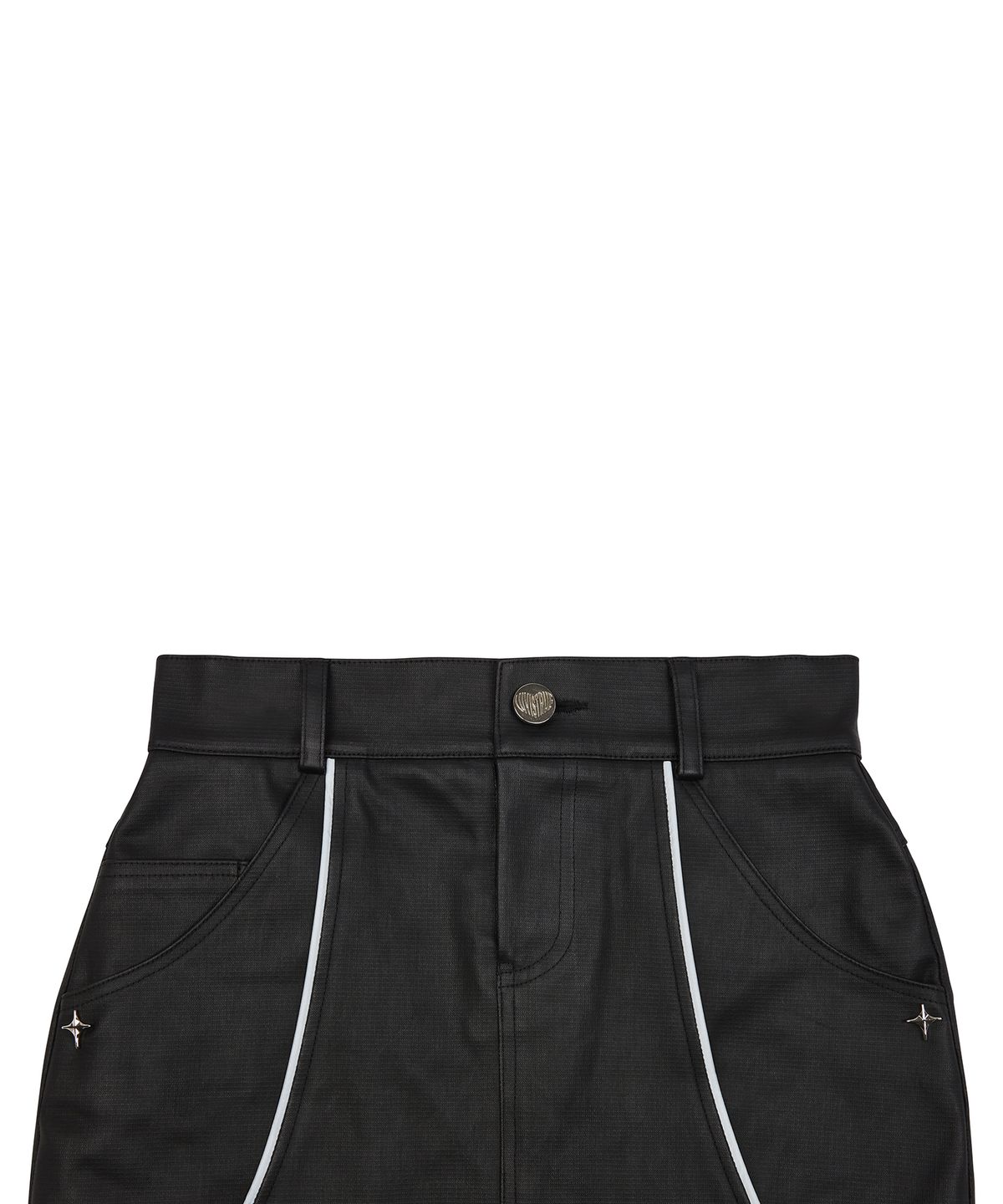 러브이즈트루(LUVISTRUE) DN PIPING SKIRT(BLACK)