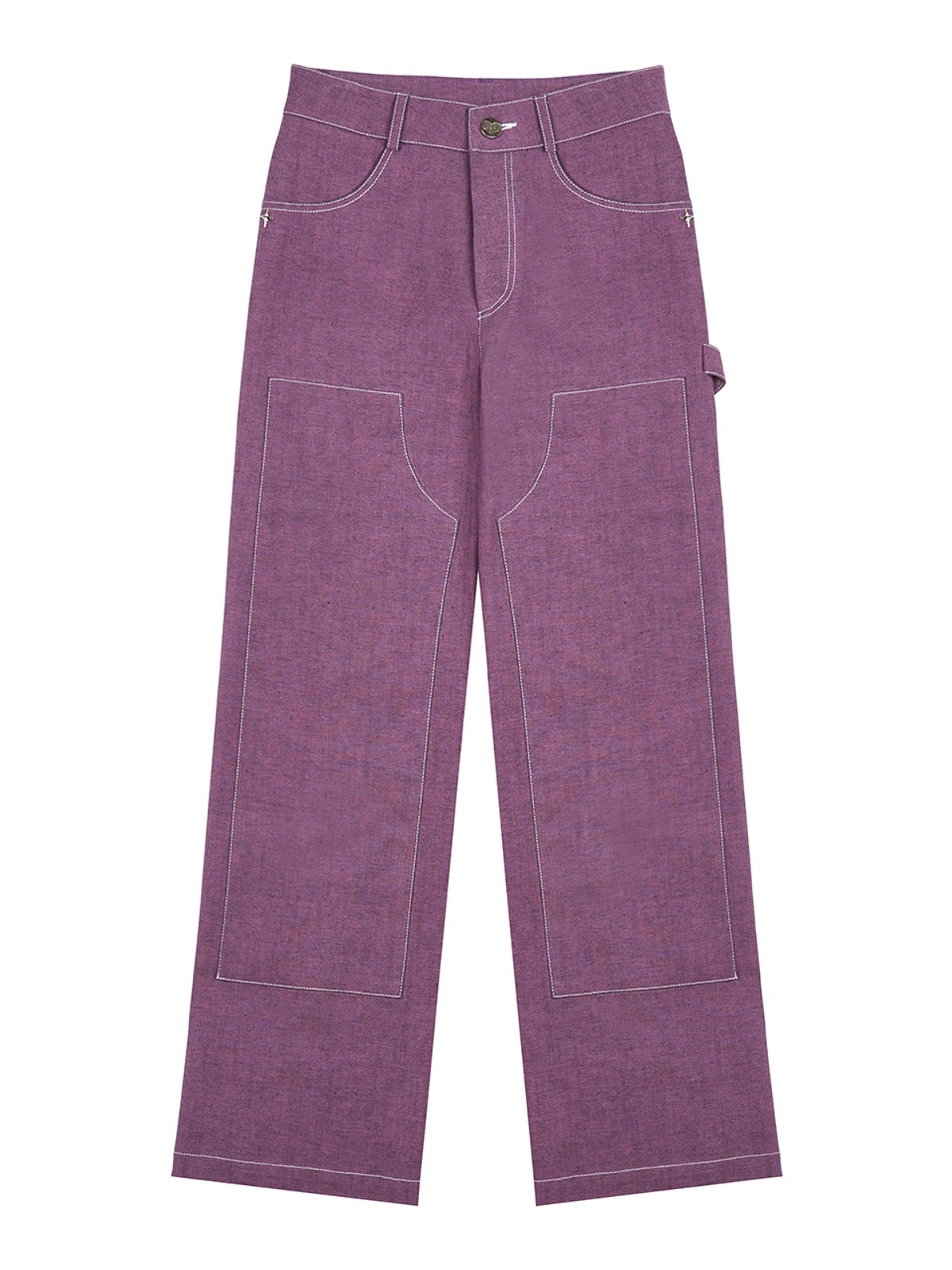 러브이즈트루(LUVISTRUE) DN STAR CARPENTER PANTS(PINK)