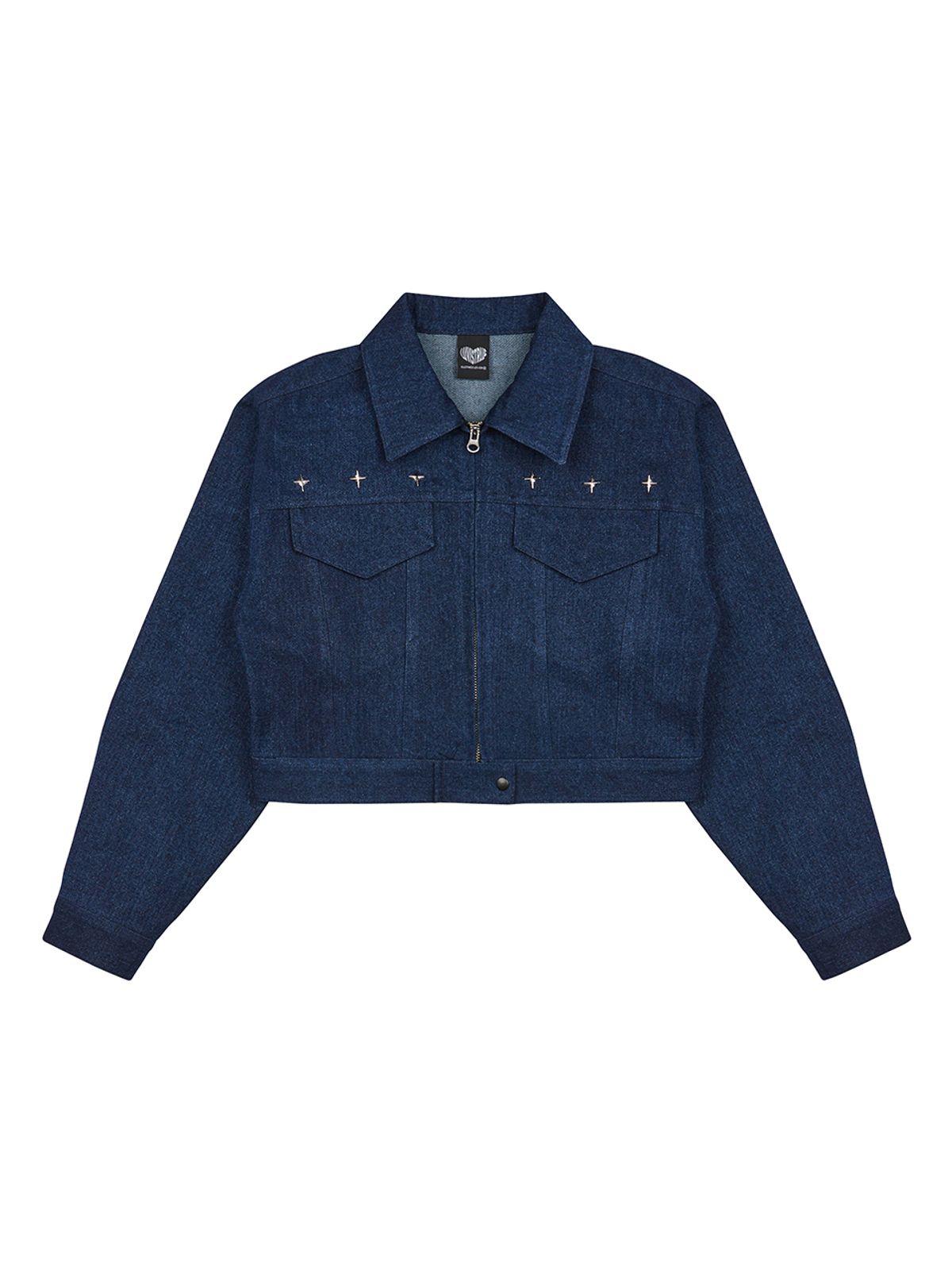 러브이즈트루(LUVISTRUE) DN CROP DENIM JACKET(BLUE)