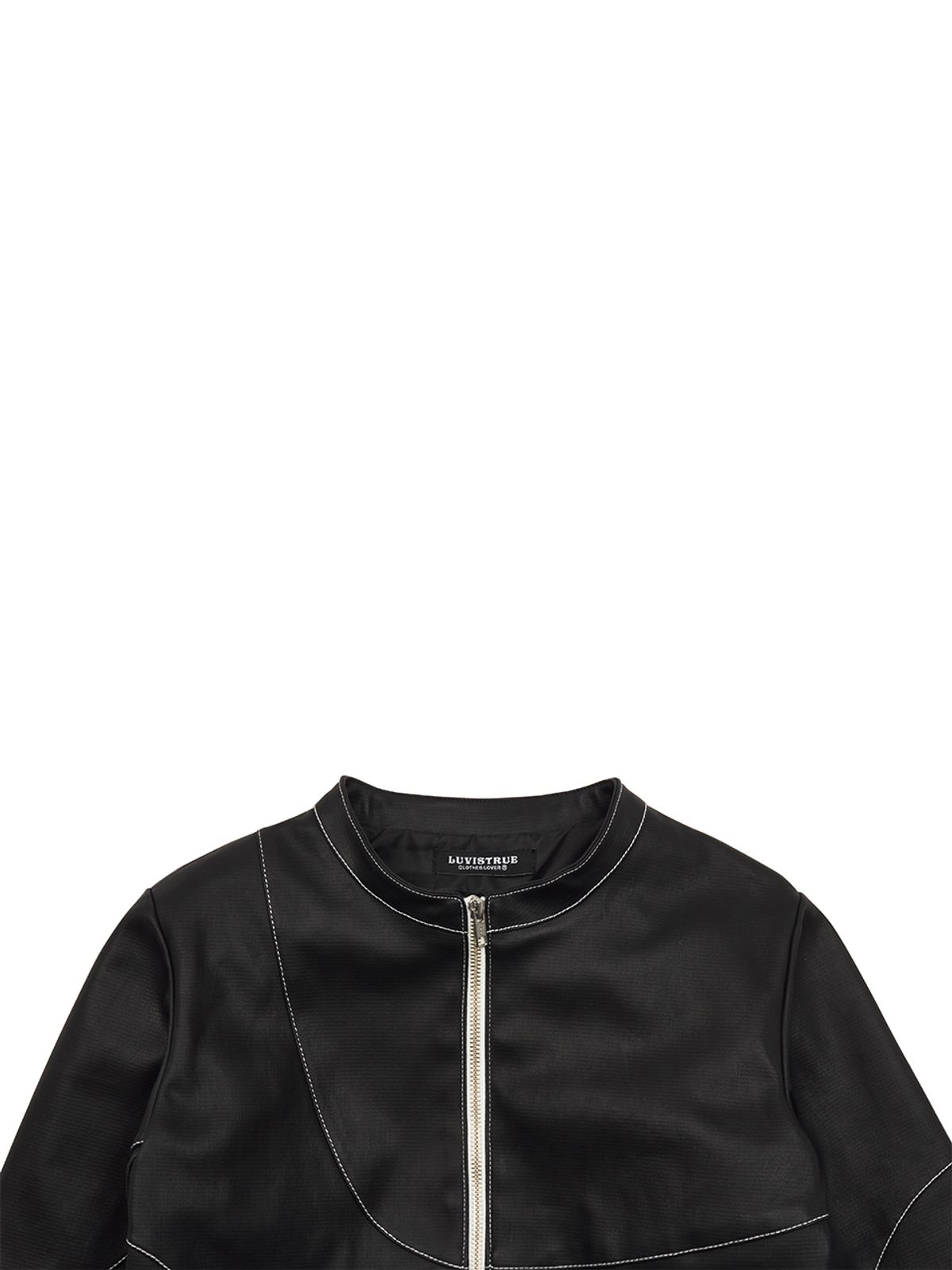 러브이즈트루(LUVISTRUE) DN STITCH BLOUSON(BLACK)