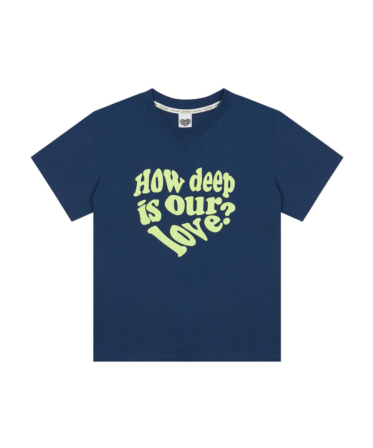 러브이즈트루(LUVISTRUE) DN LUV TEE(NAVY)