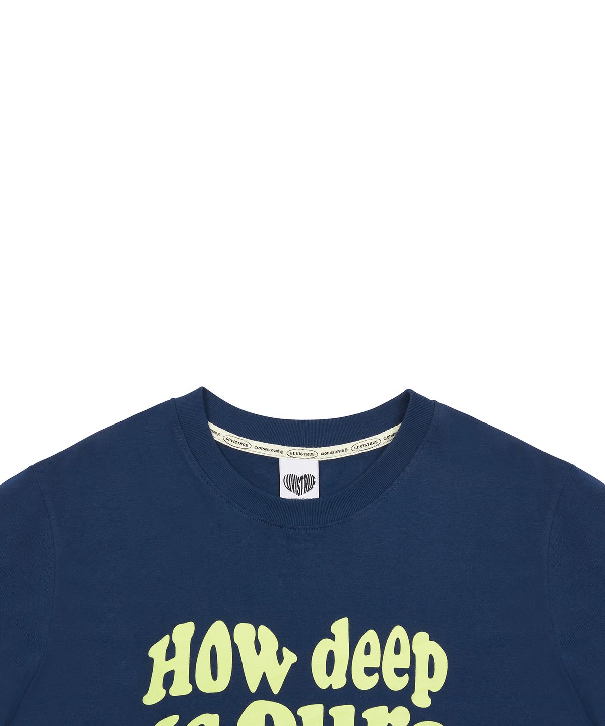 러브이즈트루(LUVISTRUE) DN LUV TEE(NAVY)