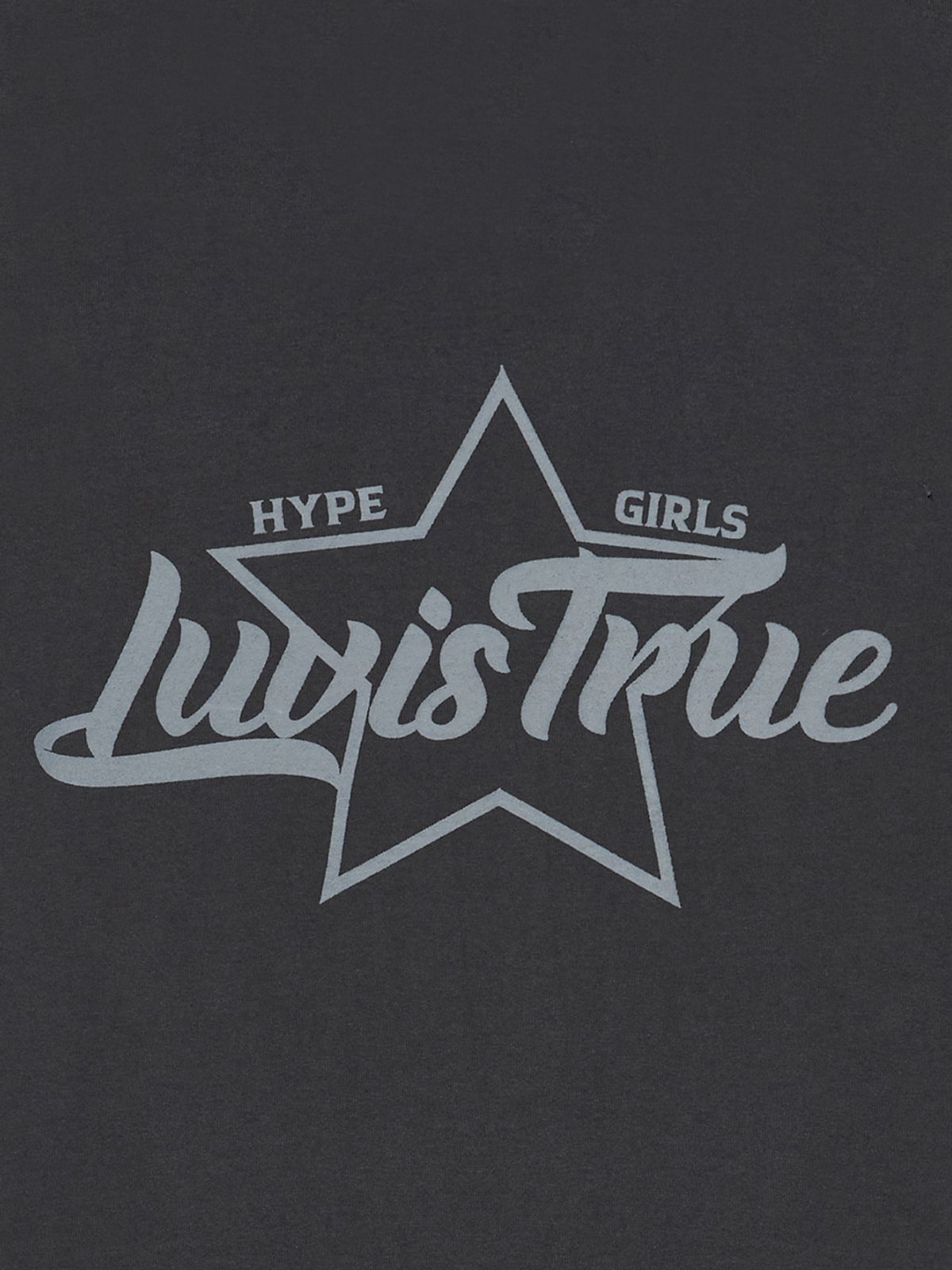 러브이즈트루(LUVISTRUE) DN STAR LOGO TEE(CHARCOAL)