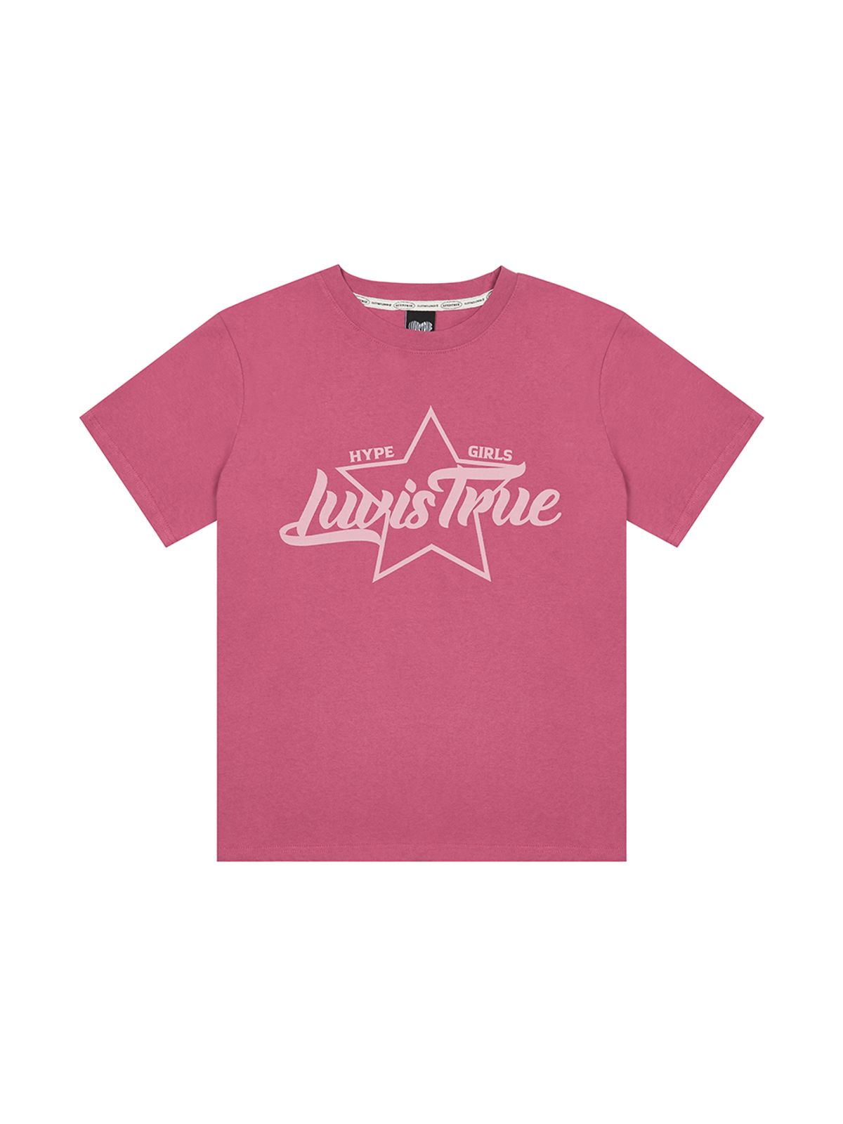러브이즈트루(LUVISTRUE) DN STAR LOGO TEE(PINK)