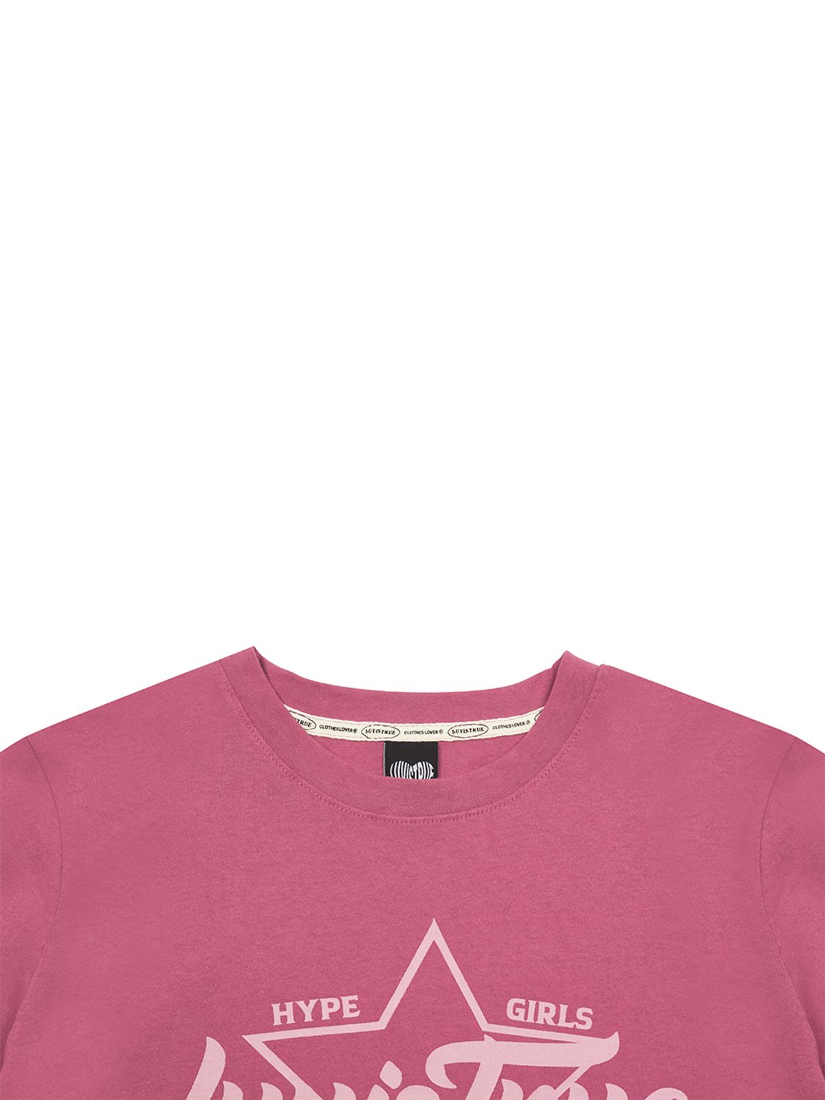 러브이즈트루(LUVISTRUE) DN STAR LOGO TEE(PINK)
