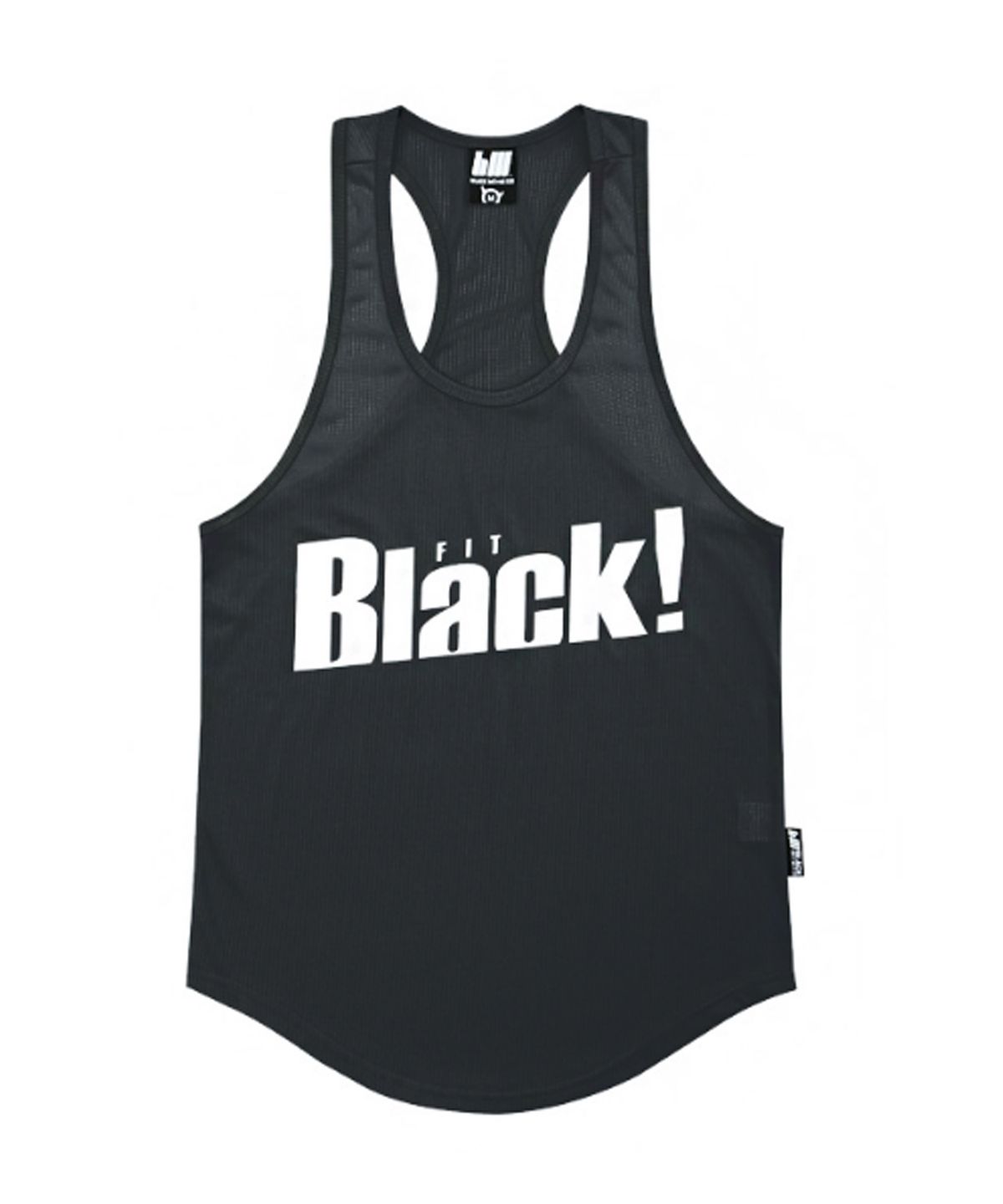 블랙몬스터핏(BLACK MONSTER FIT) 헬스 메쉬 나시 (CHARCOAL) / BM190806