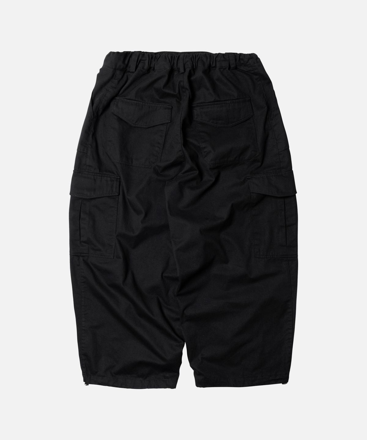 프리즘웍스(FRIZMWORKS) TWILL CARGO BALLOON PANTS _ BLACK