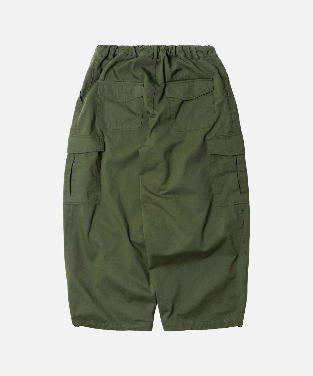 프리즘웍스(FRIZMWORKS) TWILL CARGO BALLOON PANTS _ OLIVE
