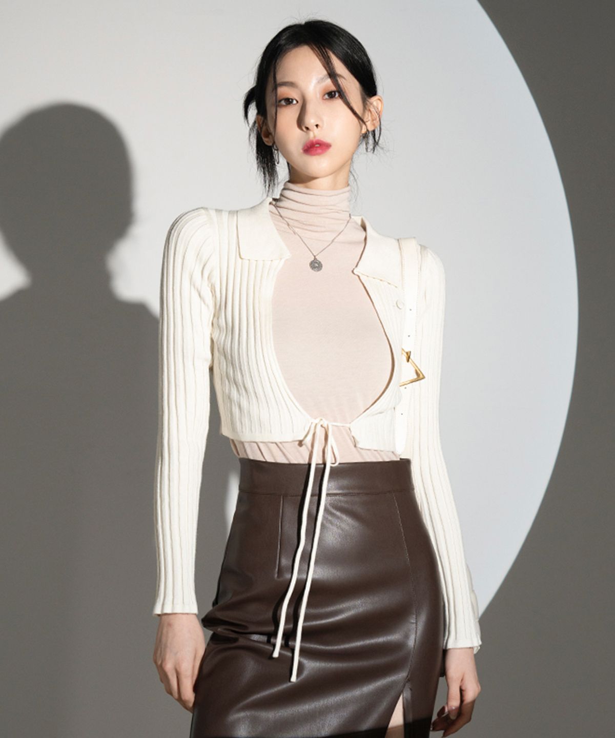 어반드레스(AVANDRESS) Crop String Cardigan - 4COL