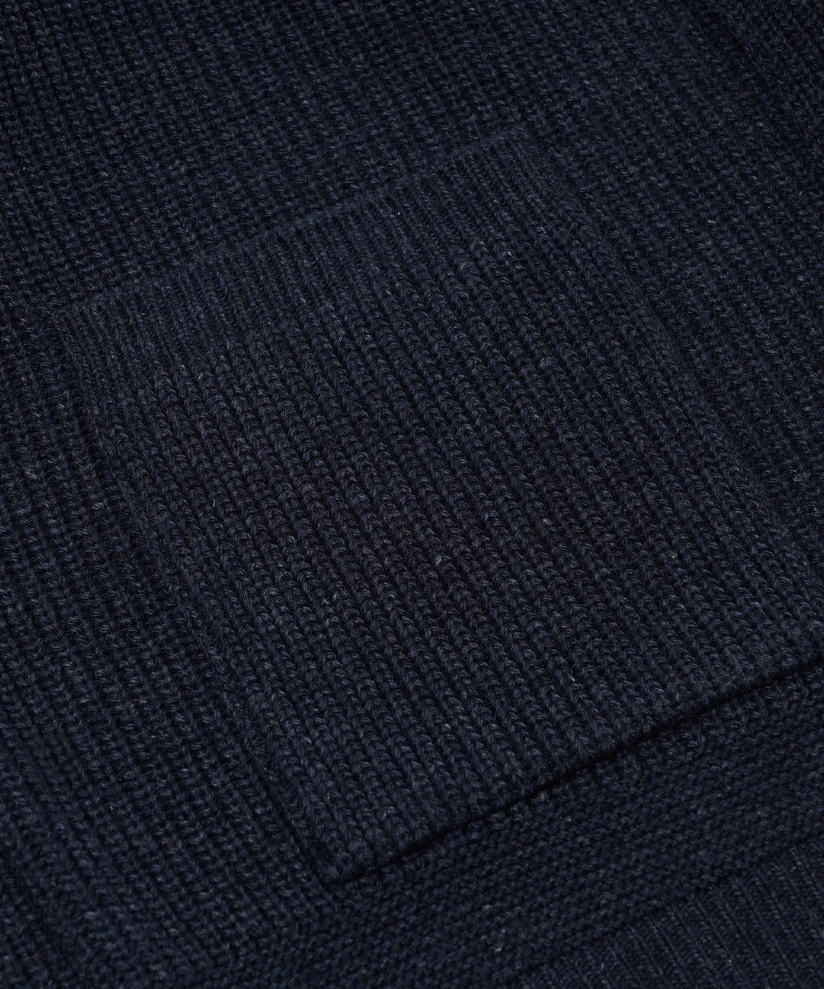 프리즘웍스(FRIZMWORKS) HEAVY WOOL ROUND CARDIGAN _ INDIGO