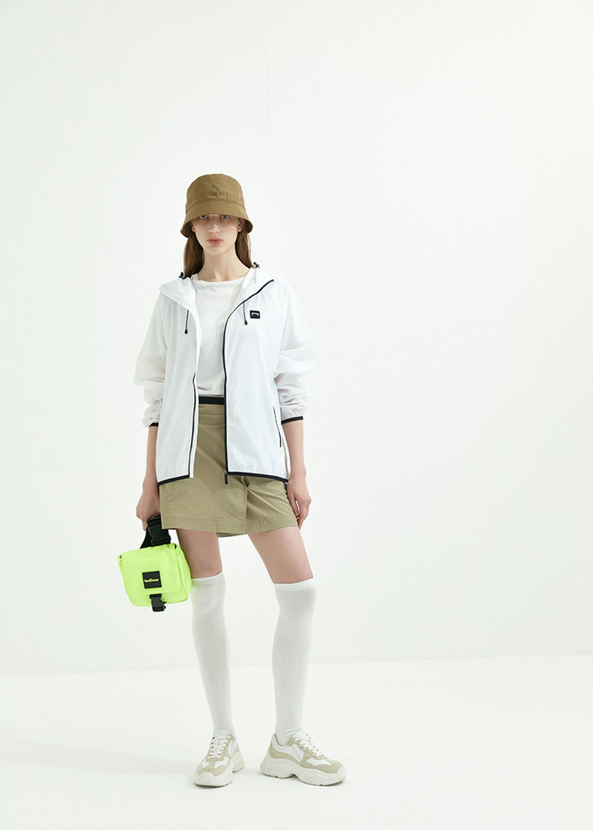 리드로(LEADRAW) B Messenger Bag Lime
