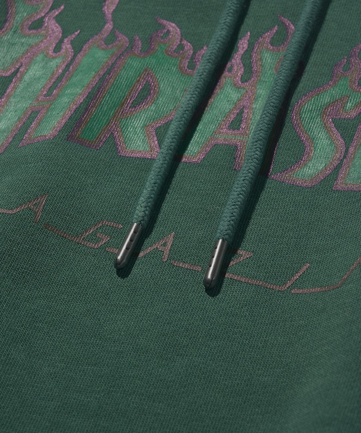 트레셔(THRASHER) 플레임 피그먼트 다잉 후디 그린