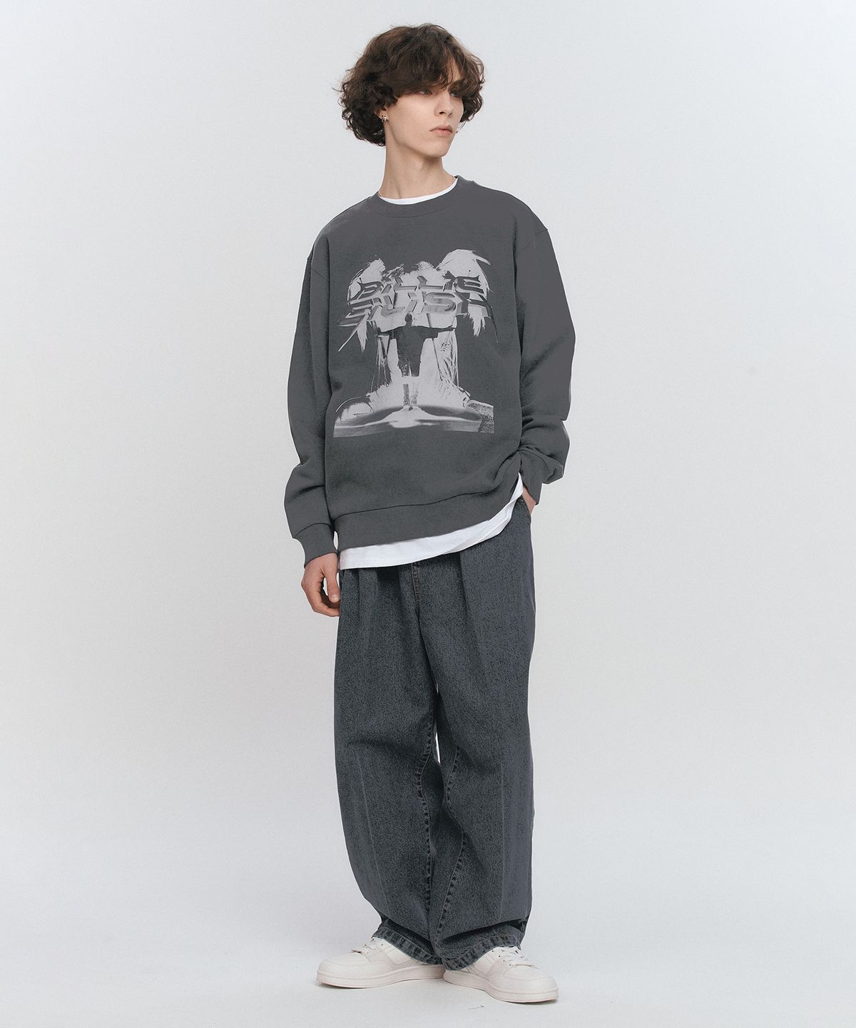 브라바도(BRAVADO) Billie Eilish Happier than ever Sweatshirt CC (BRENT2339)