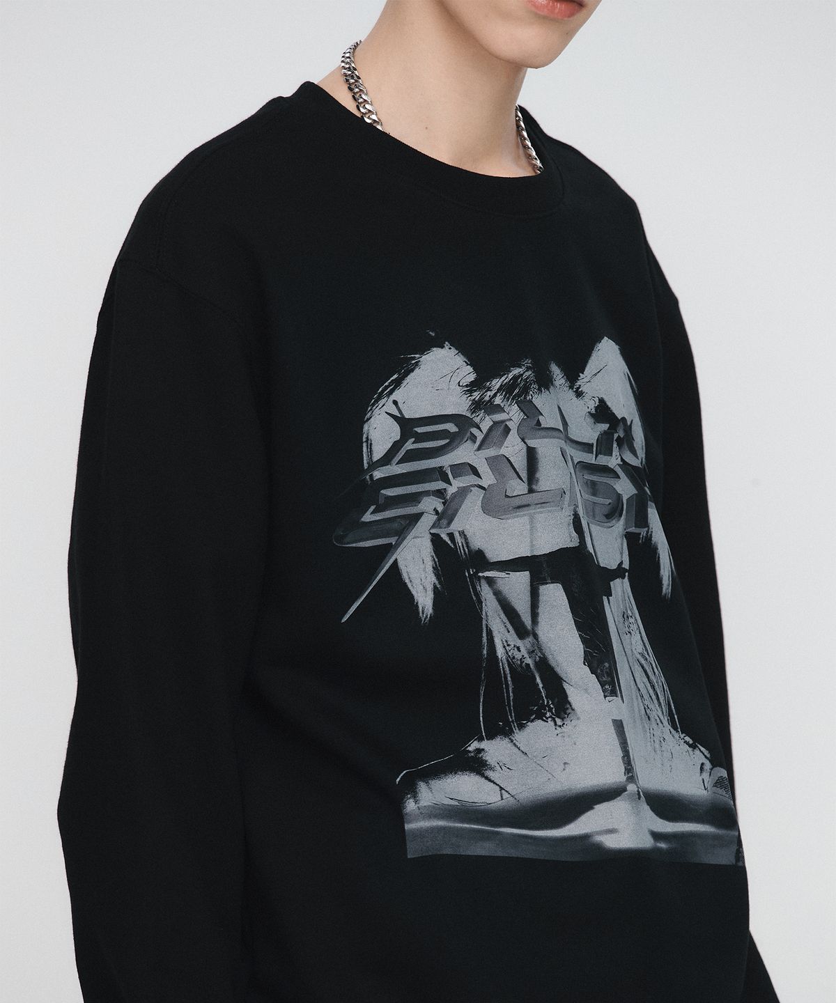 브라바도(BRAVADO) Billie Eilish Happier than ever Sweatshirt BK (BRENT2338)