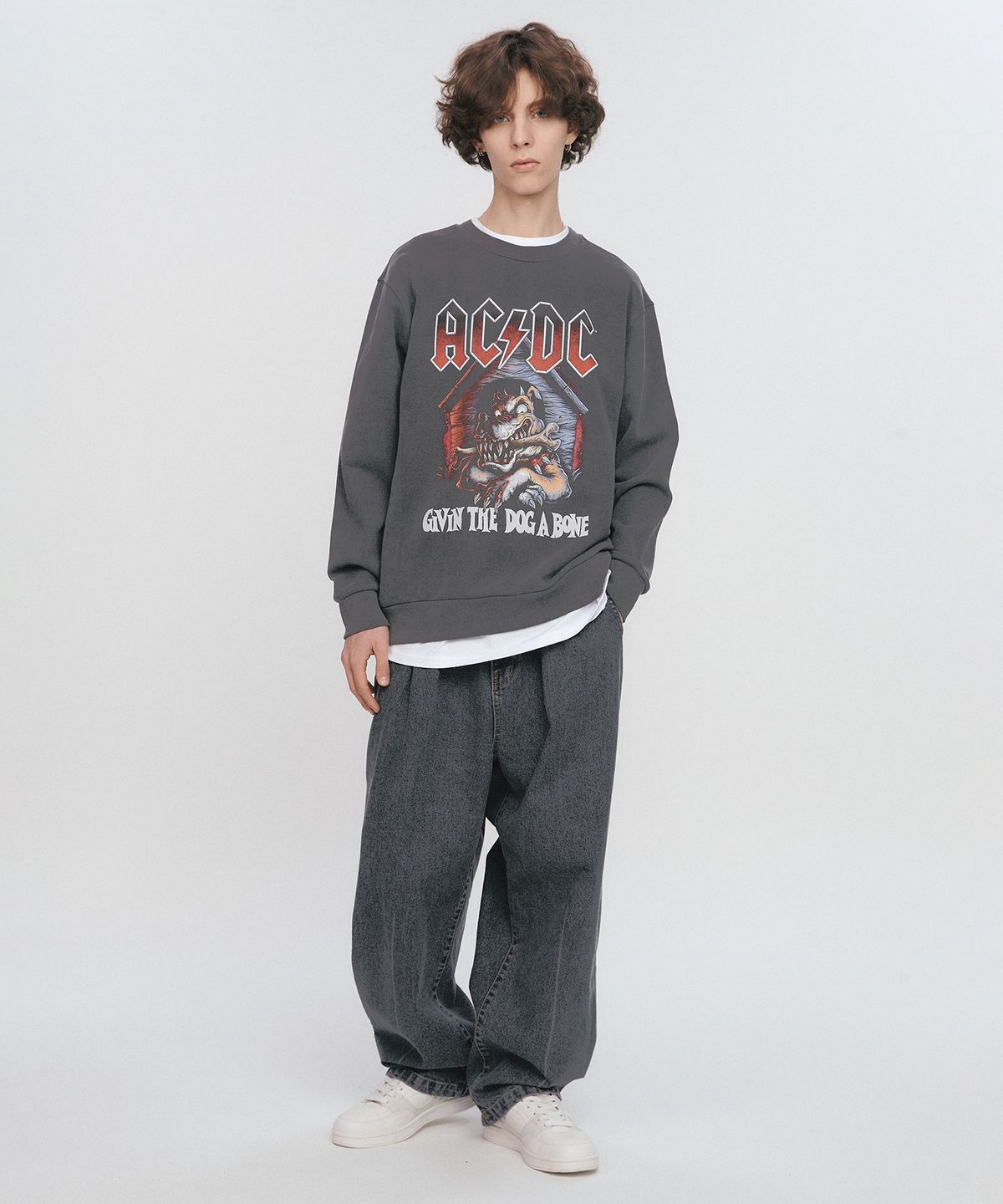 브라바도(BRAVADO) ACDC Dog A Bone 2 Sweatshirt CC (BRENT2328)