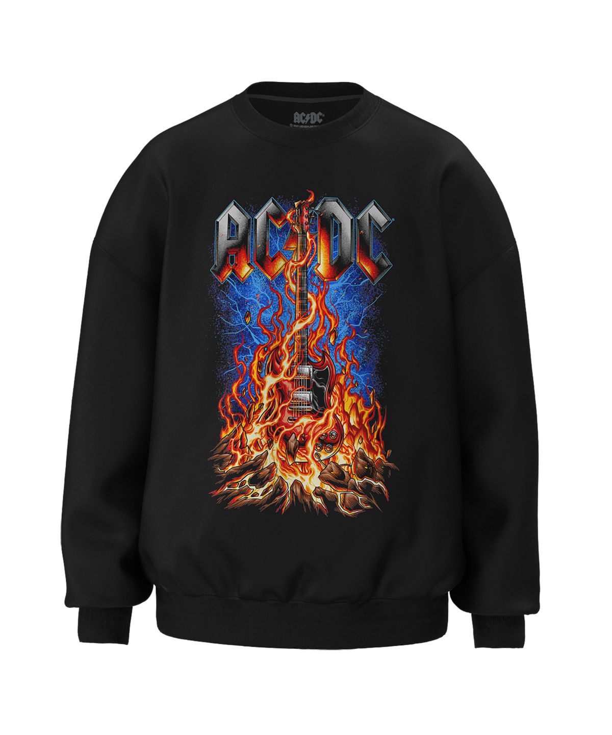 브라바도(BRAVADO) ACDC Guitar 2 Sweatshirt BK (BRENT2326)