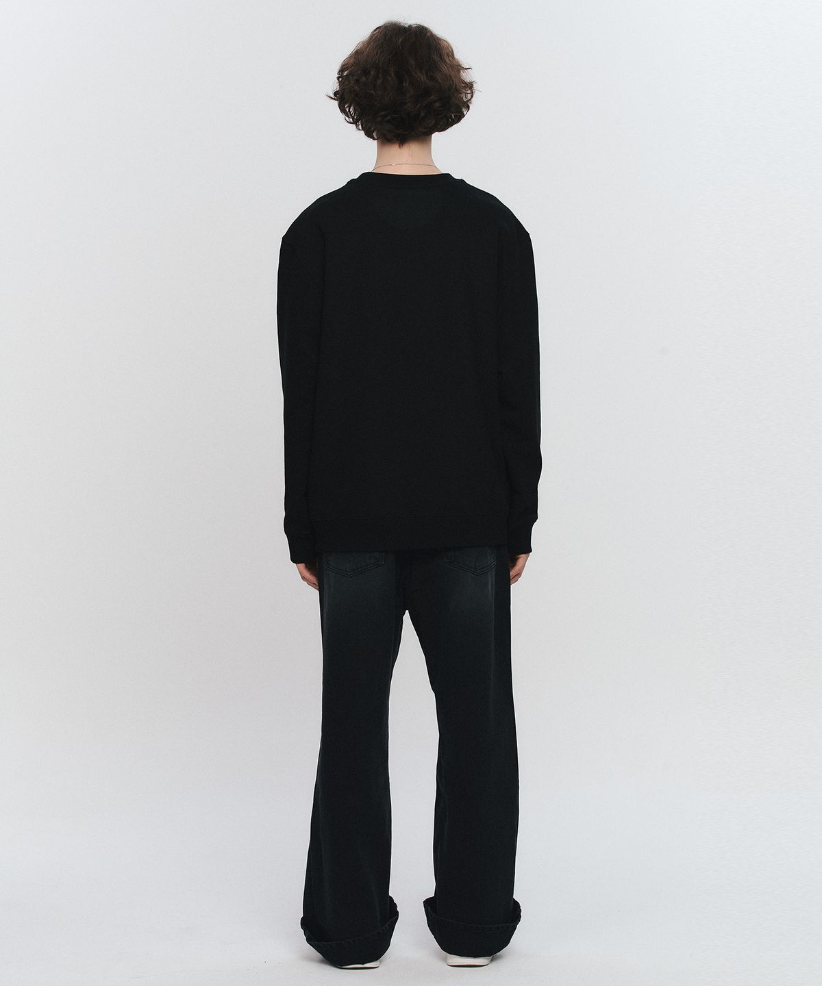 브라바도(BRAVADO) ACDC Demon Fire Sweatshirt BK (BRENT2325)