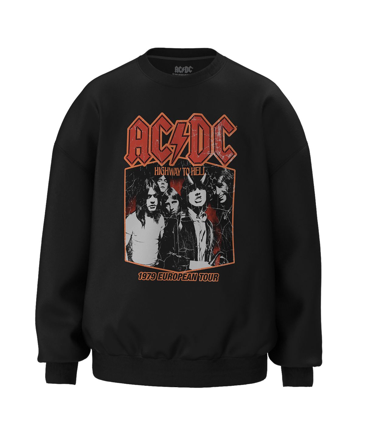 브라바도(BRAVADO) ACDC Highway To Hell Tour 79 Sweatshirt BK (BRENT2317)