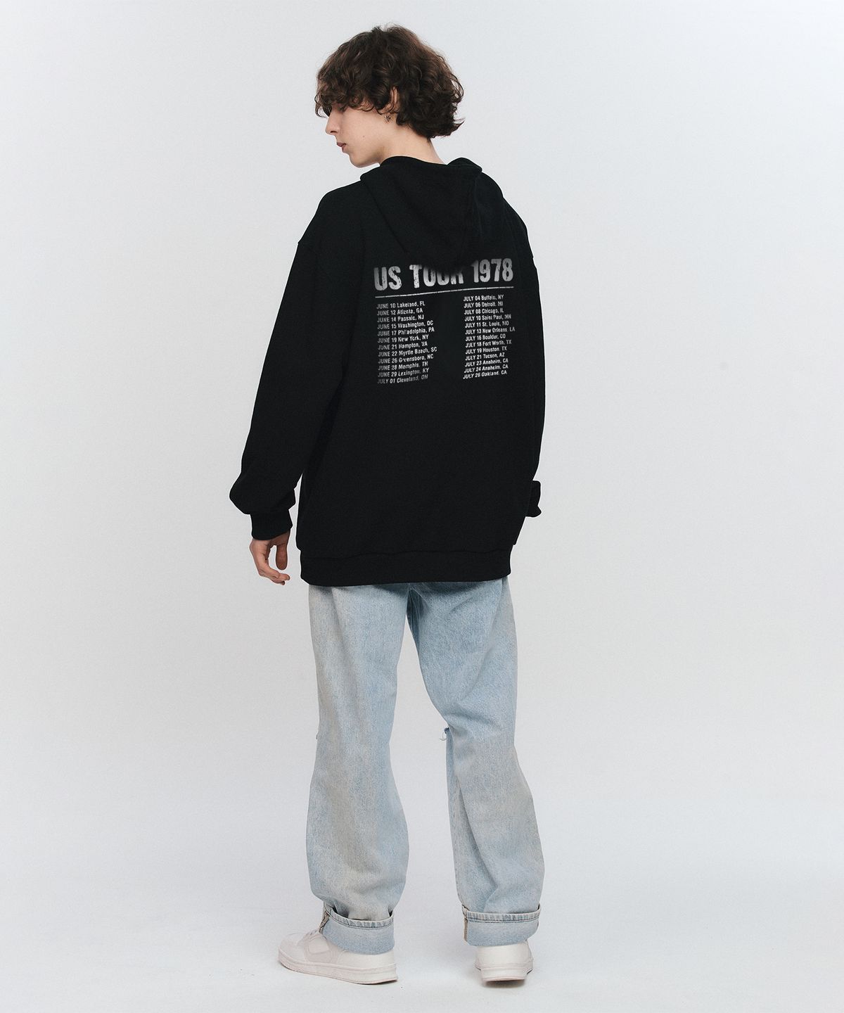브라바도(BRAVADO) TRS US Tour 1978 Hoodie BK (BRENT2333)