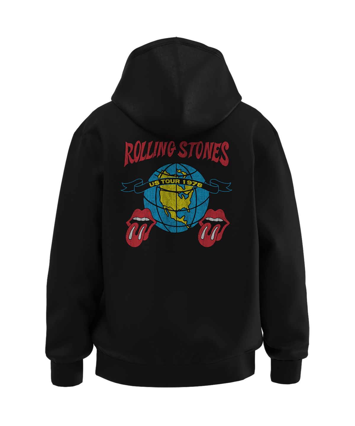 브라바도(BRAVADO) TRS US Tour 1978 Globe Tongue Hoodie BK (BRENT2331)