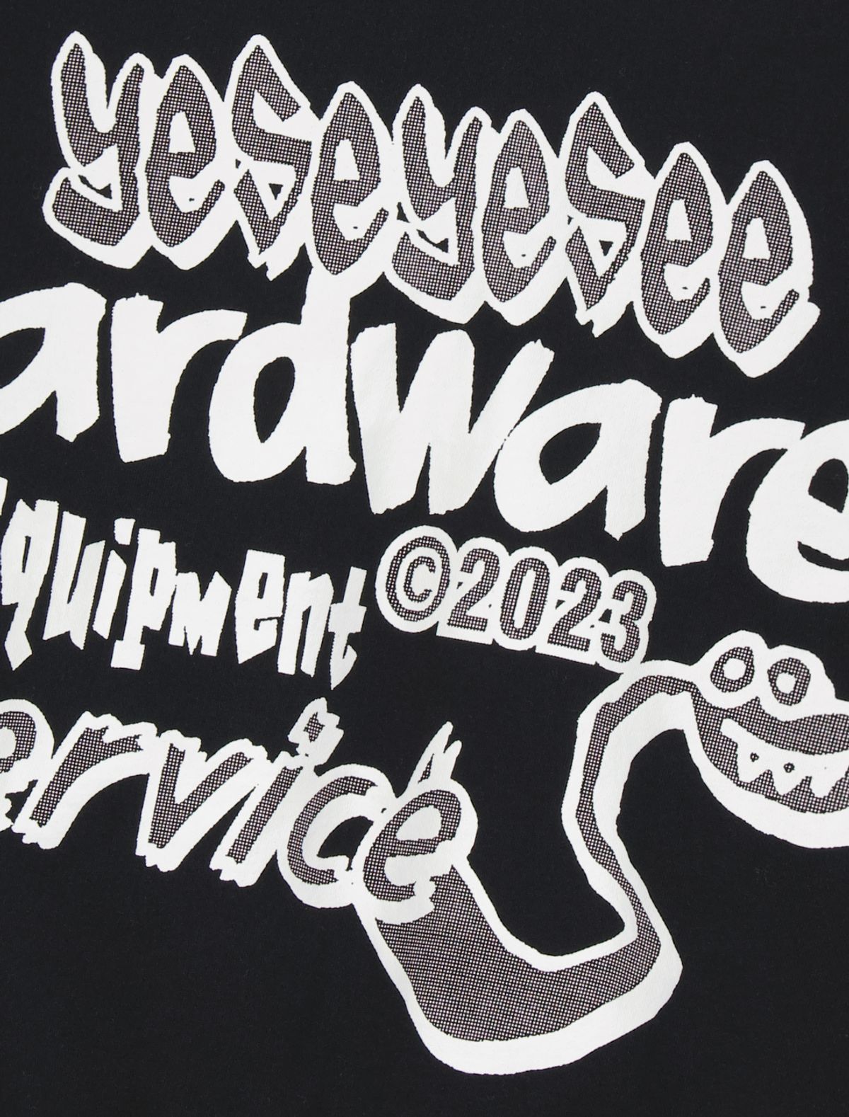 예스아이씨(YESEYESEE) Y.E.S Hardware Hoodie Black