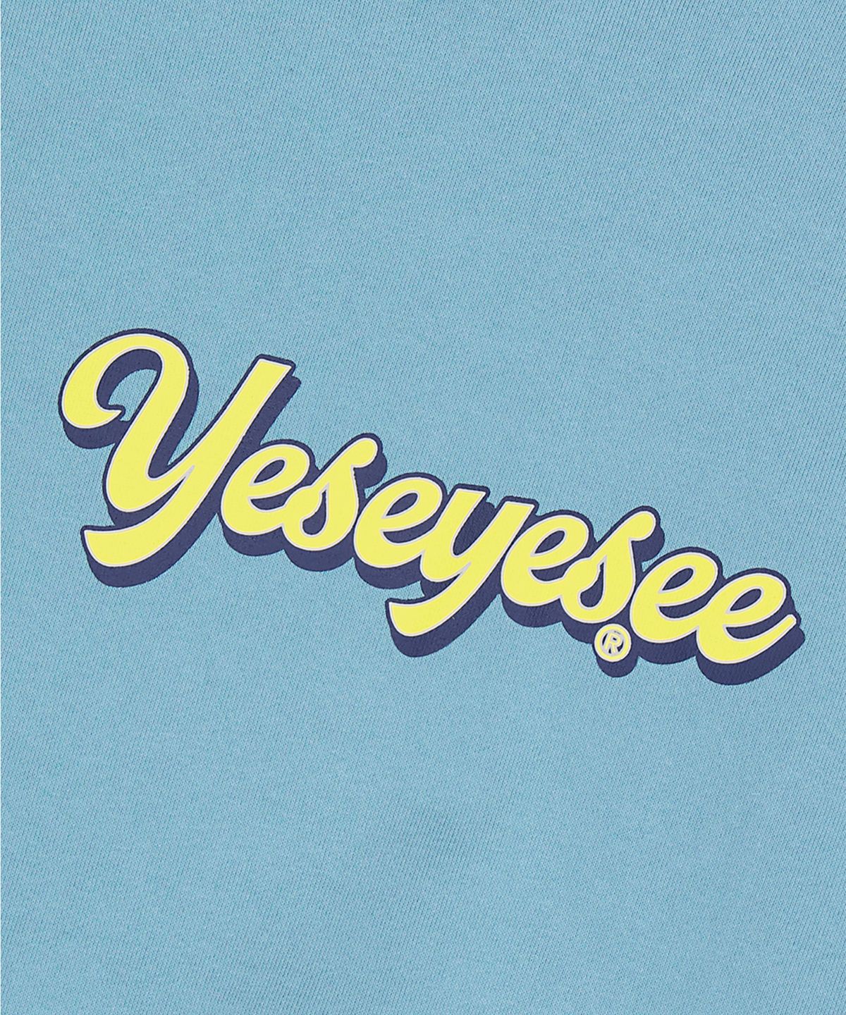 예스아이씨(YESEYESEE) Y.E.S Signature Hoodie Light Blue