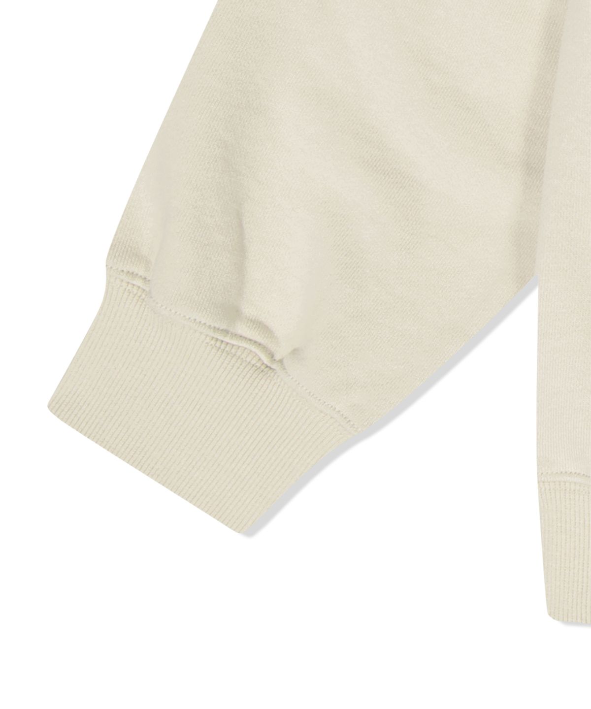 예스아이씨(YESEYESEE) Arch logo Hoodie Almond