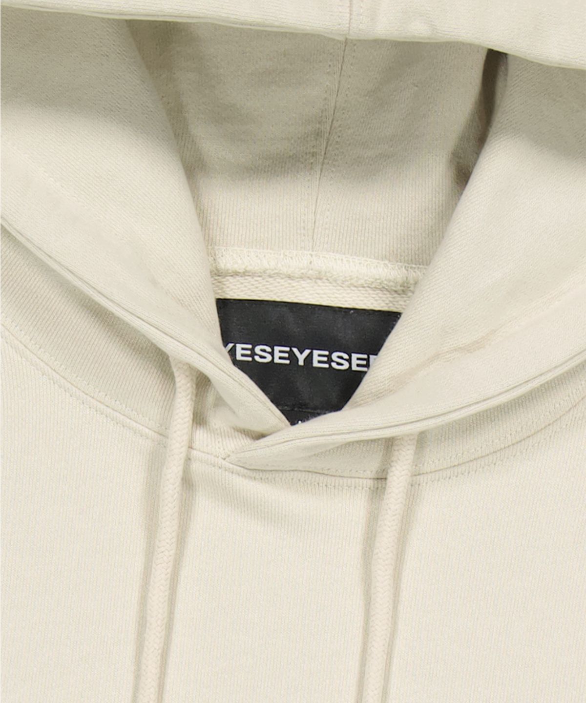 예스아이씨(YESEYESEE) Arch logo Hoodie Almond