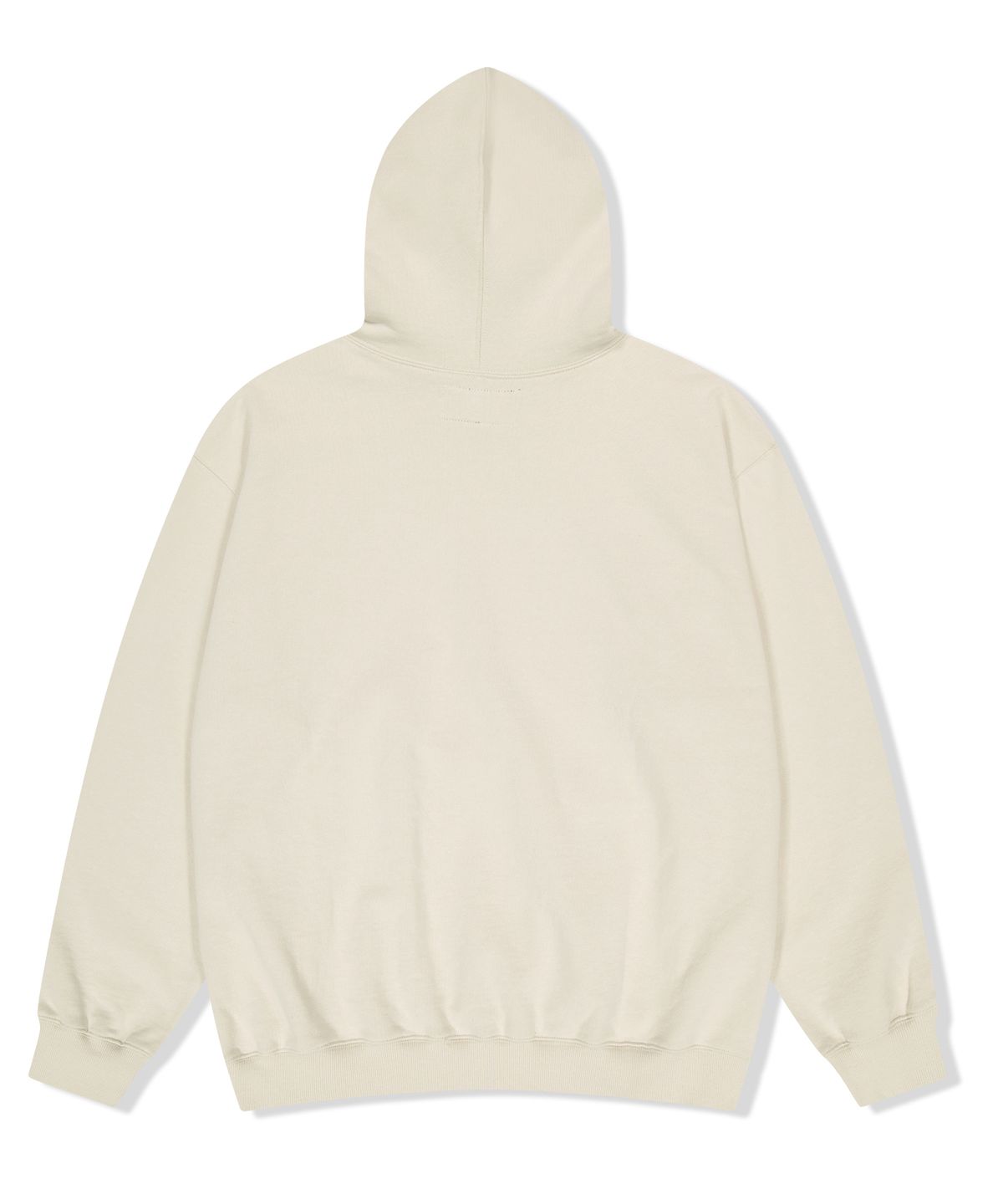 예스아이씨(YESEYESEE) Arch logo Hoodie Almond
