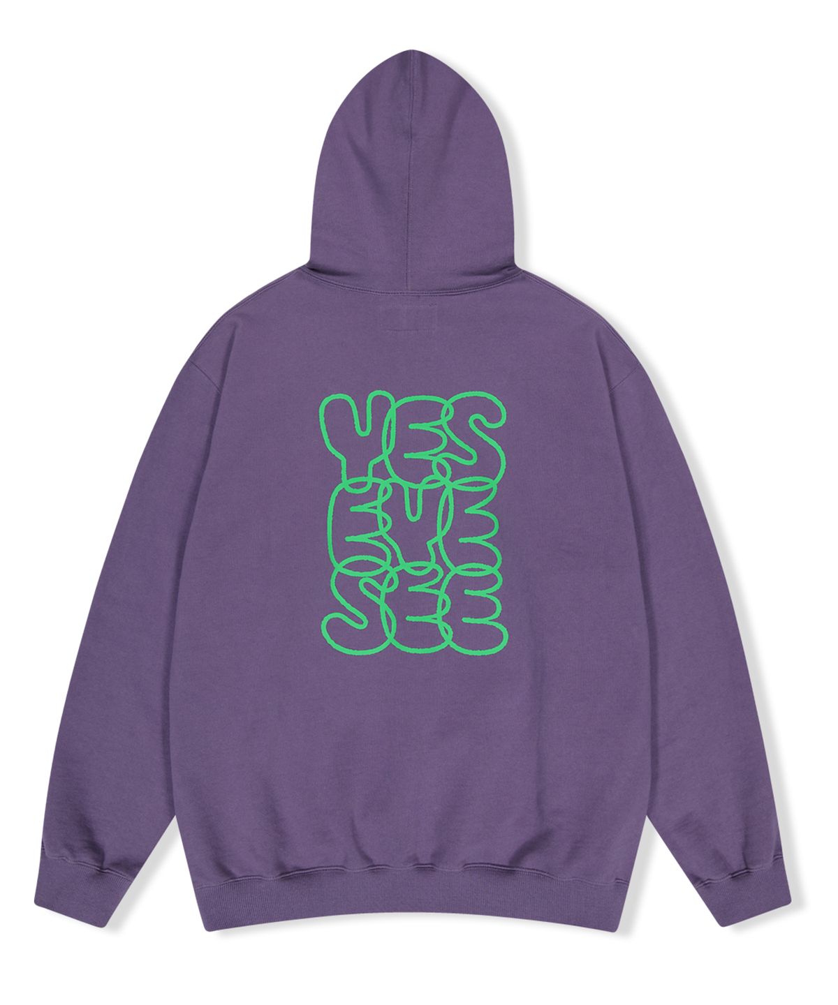 예스아이씨(YESEYESEE) C-logo Hoodie Grape