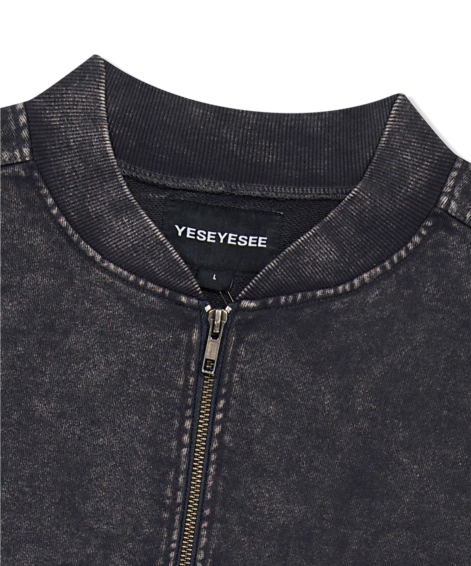 スウェット・トレーナー YESEYESEE Y.E.S Washing Halfzip Gun l MUSINSA | YESEYESEE YES Washing Half-zip Gun metal