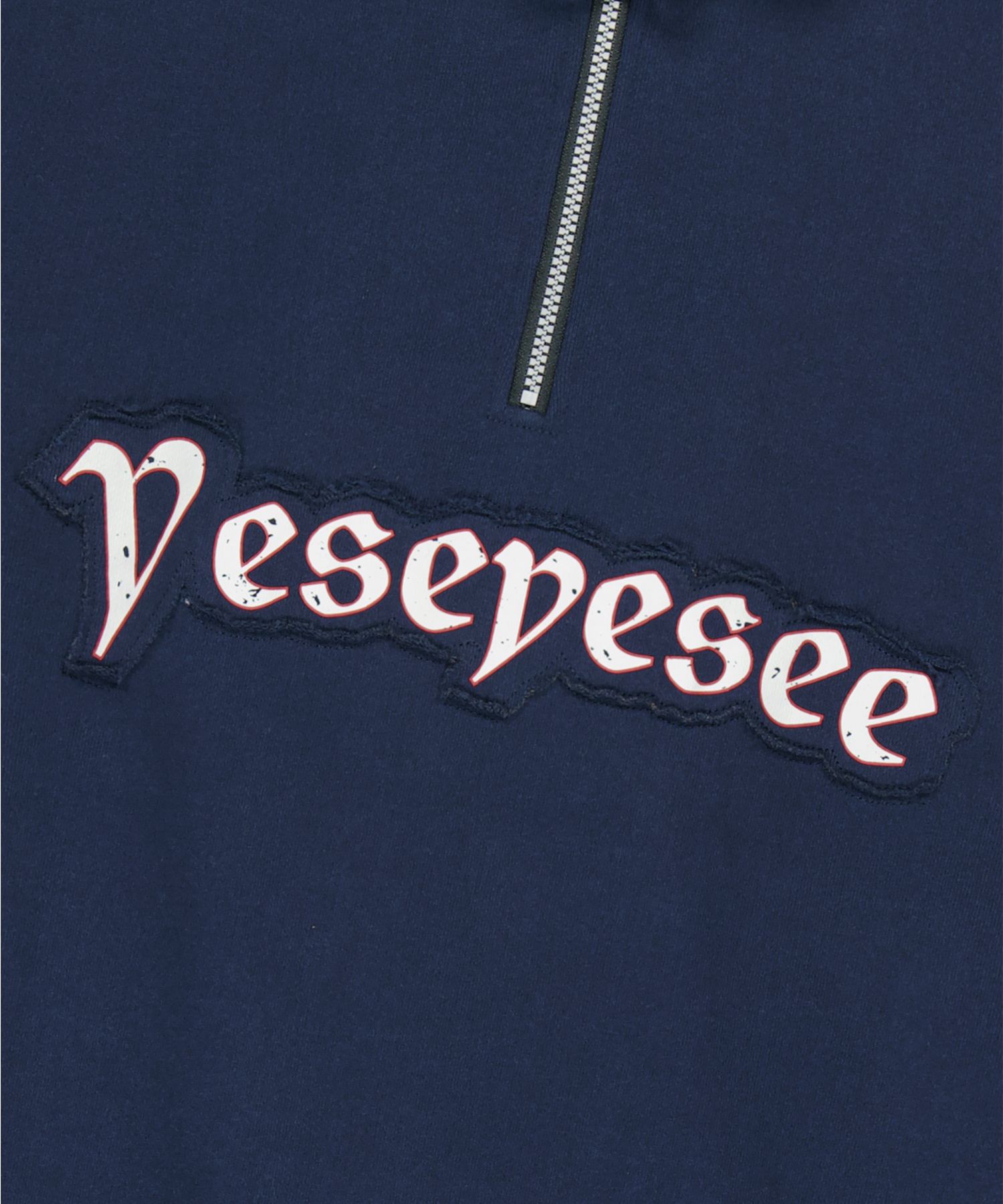 ★2023SS新作★YESEYESEE★Y.E.S Applique Half-Zip ☆2023SS新作☆YESEYESEE☆Y.E.S Applique Half-Zip (YESEYESEE