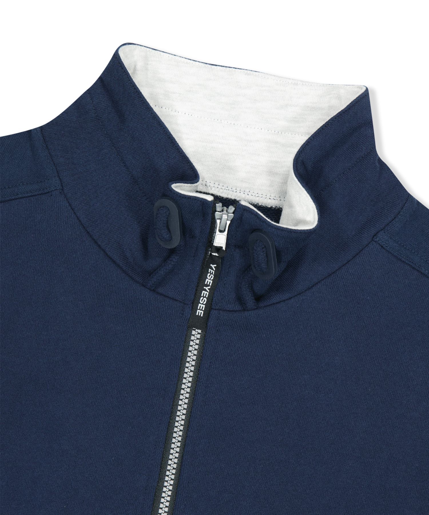 ★2023SS新作★YESEYESEE★Y.E.S Applique Half-Zip ☆2023SS新作☆YESEYESEE☆Y.E.S Applique Half-Zip (YESEYESEE