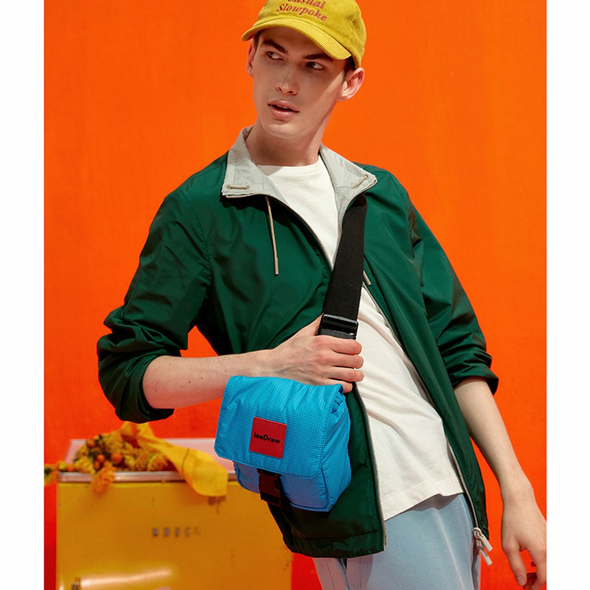 리드로(LEADRAW) B Messenger Bag Blue