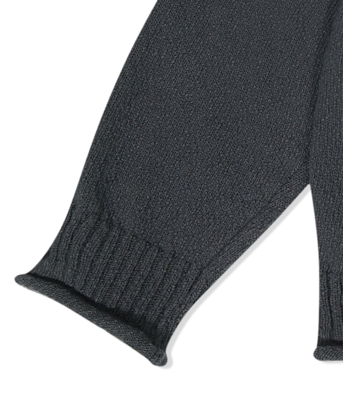 예스아이씨(YESEYESEE) Y.E.S Fisherman Sweater Gun metal