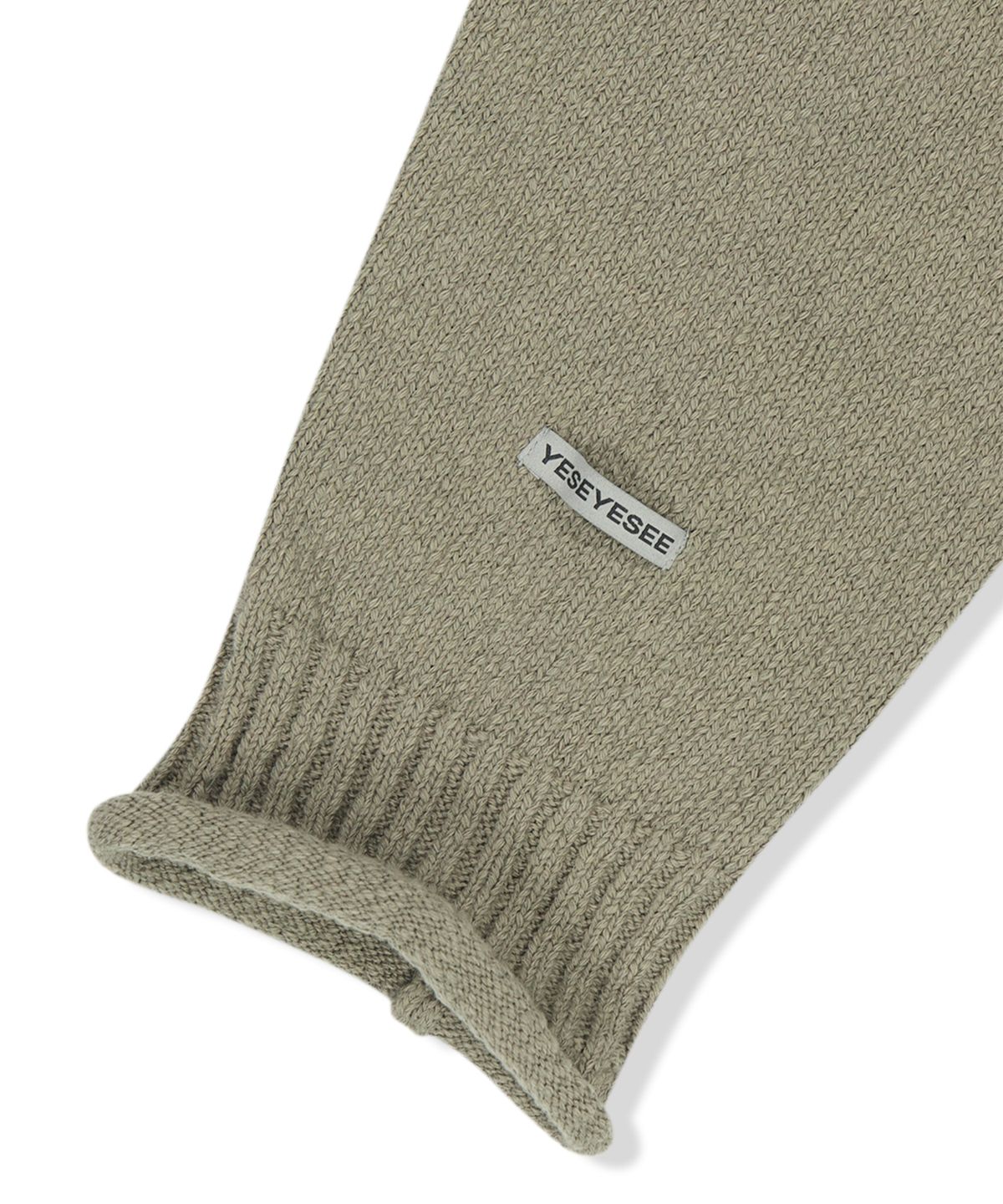 예스아이씨(YESEYESEE) Y.E.S Fisherman Sweater Khaki