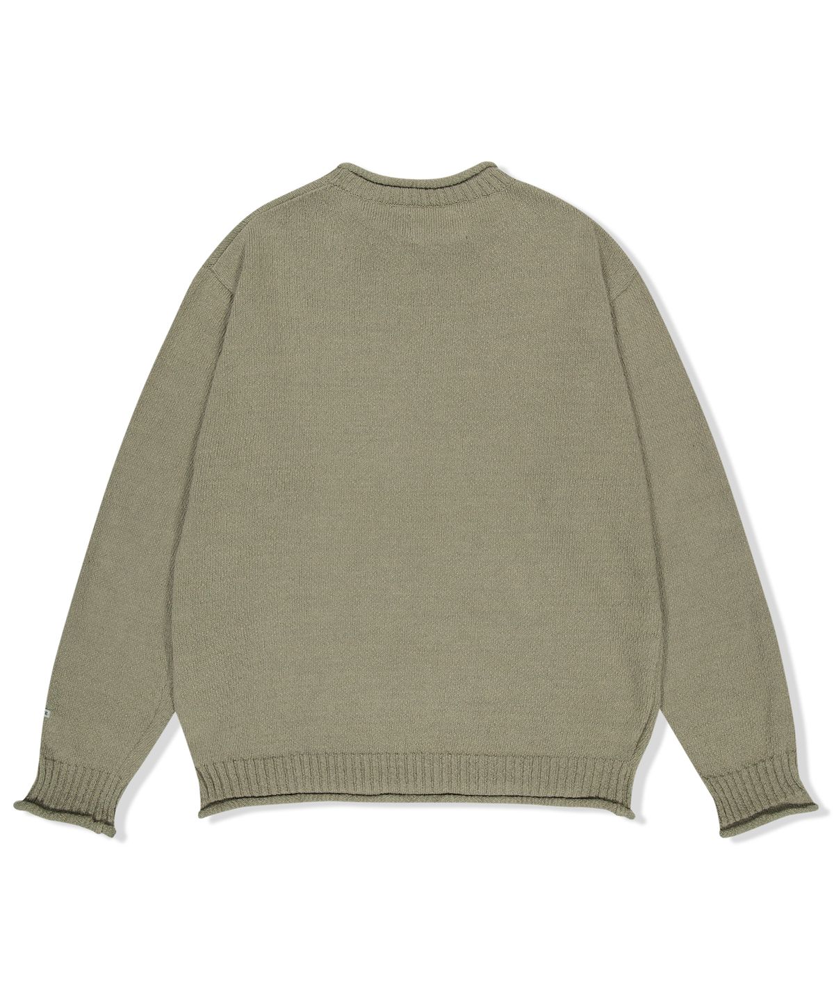예스아이씨(YESEYESEE) Y.E.S Fisherman Sweater Khaki