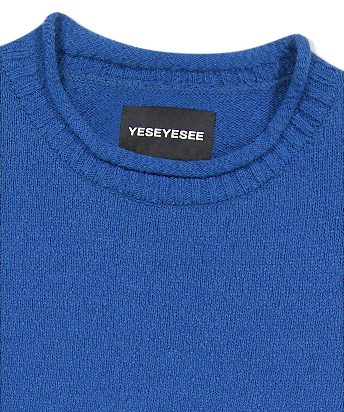 예스아이씨(YESEYESEE) Y.E.S Fisherman Sweater Blue