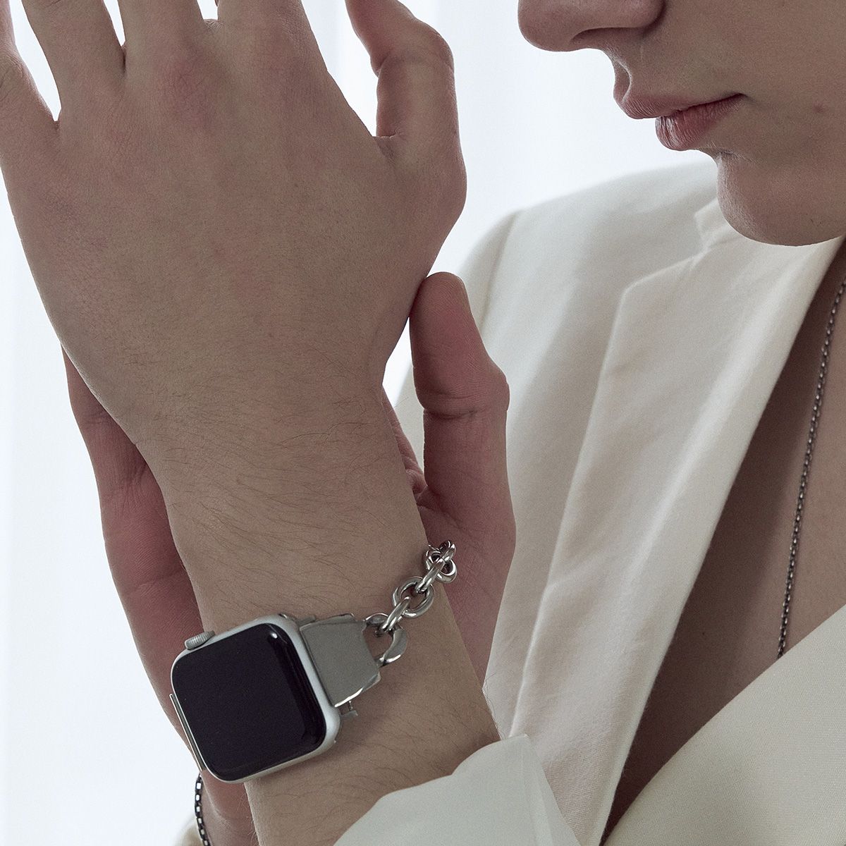 실버태그(SILVERTAG) APPLE WATCH STRAP MINI AST -225S 애플워치 스트랩 유광 38 mm 40 mm 41 mm 42 mm