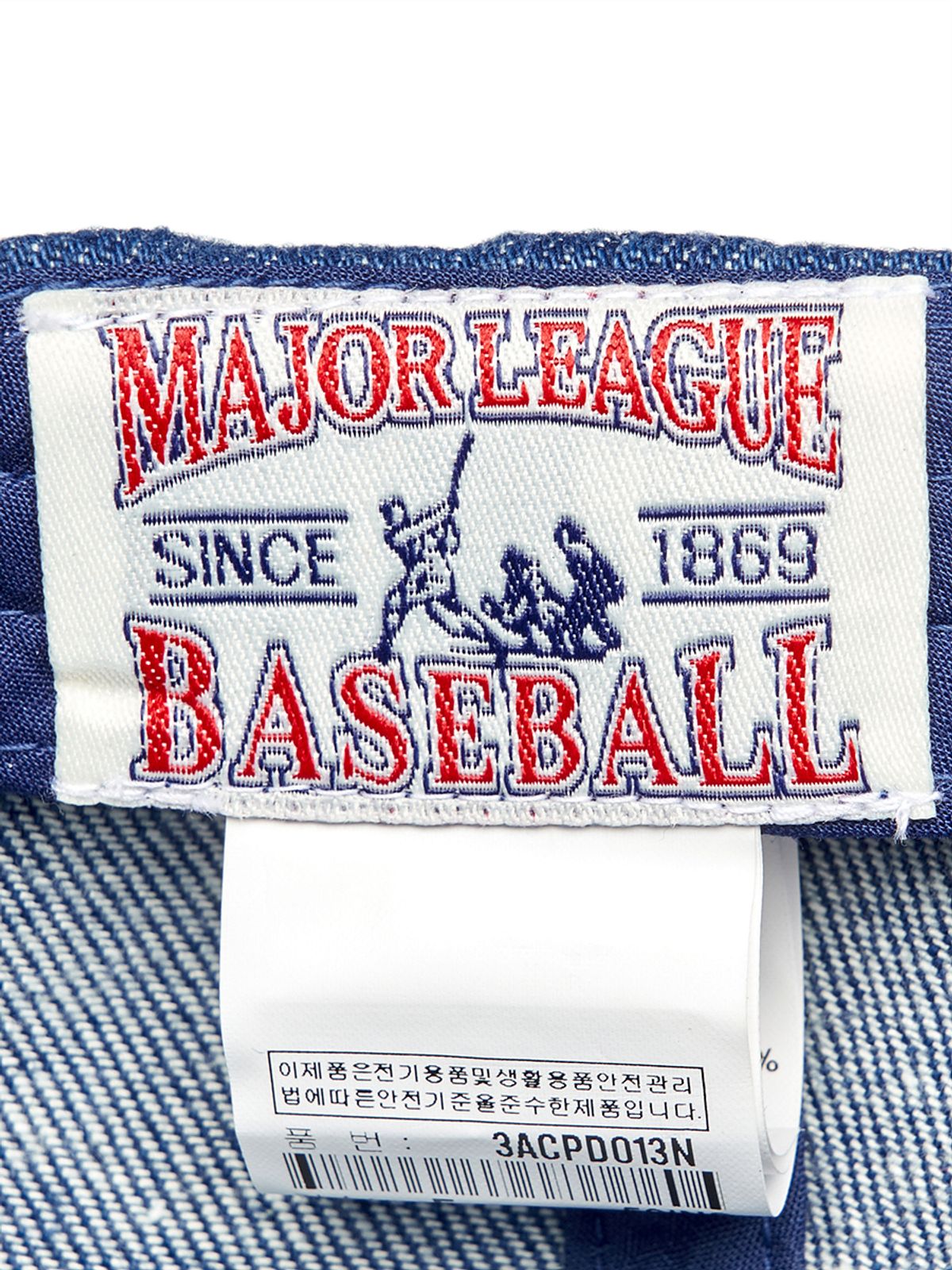 엠엘비(MLB) 데님 언스트럭쳐 볼캡 NY (Indigo)