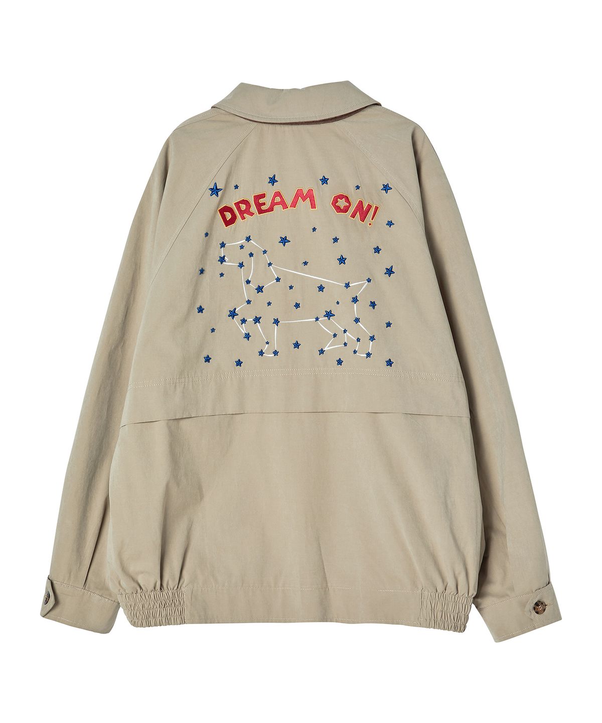비욘드클로젯(BEYOND CLOSET) [COLLECTION LINE] 아카이브 아트 피스 코튼 블루종 자켓 베이지