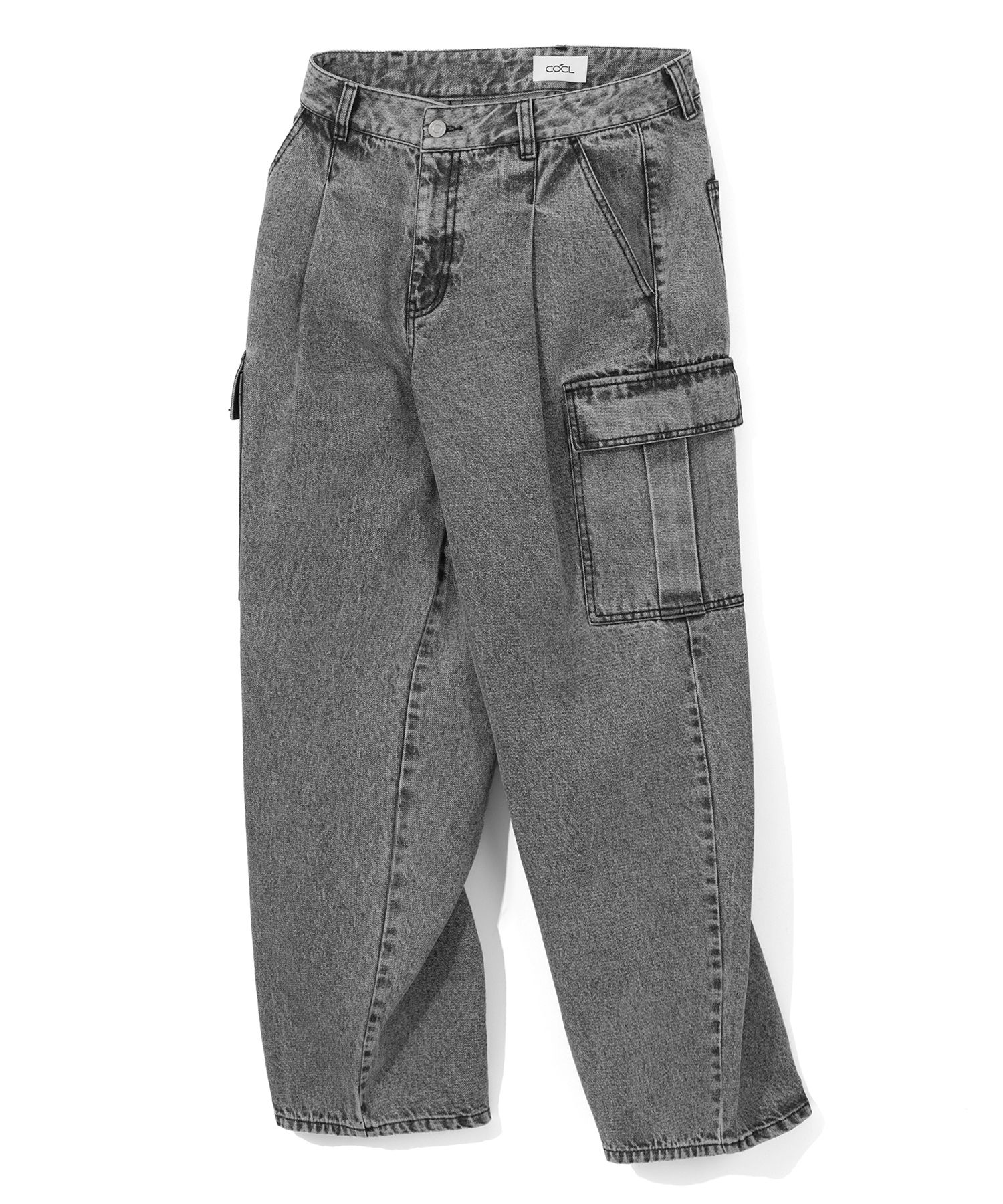 ★MUSINSA STANDARD★ One Tuck Cargo Bermuda Pants Dark Gray MUSINSA | MARKM CARGO JOGGER PANTS DARK GRAY