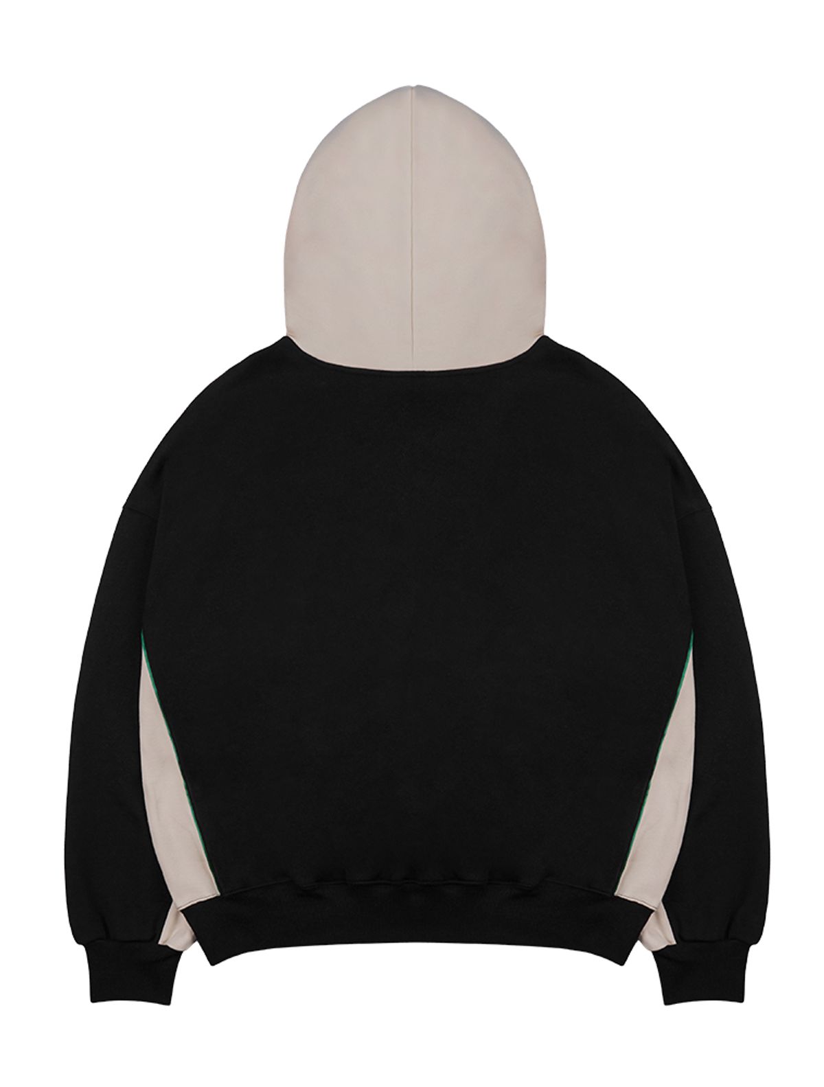 라 메종 스튜디오(LA MAISON STUDIO) UNISEX 메종 심볼 럭비 스냅 후드 블랙(FCD1TS102M)