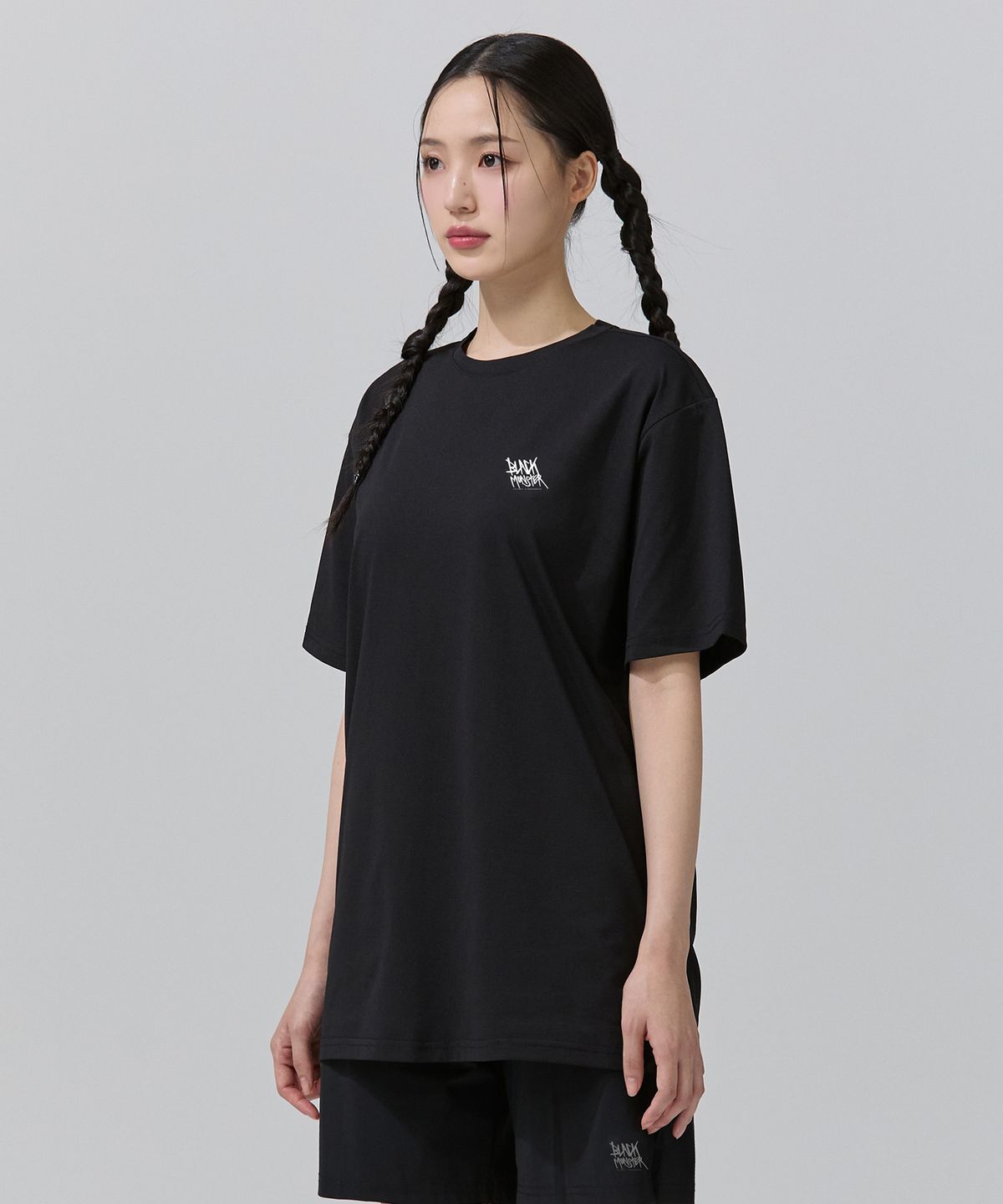 블랙몬스터핏(BLACK MONSTER FIT) 러닝 소로나  반팔 (BLACK) / BM220119
