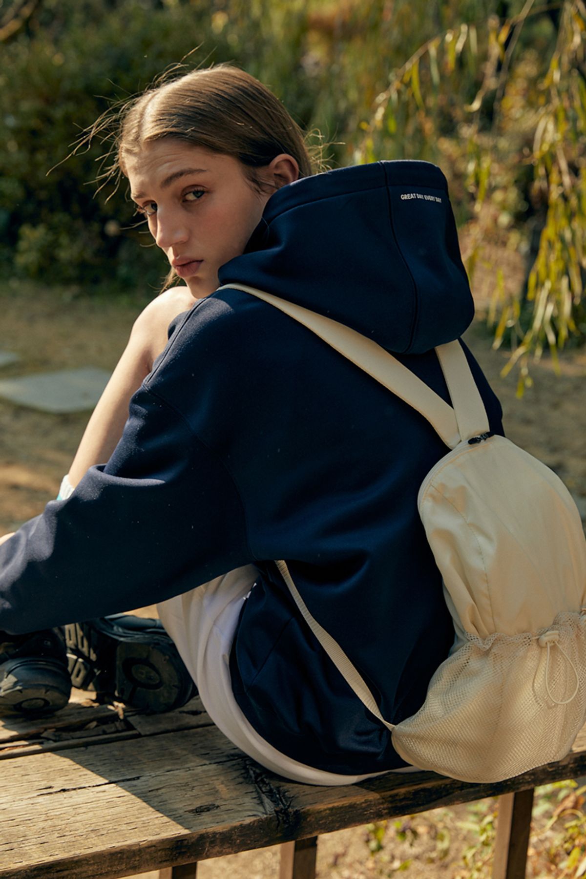 리드로(LEADRAW) D backpack _ ivory