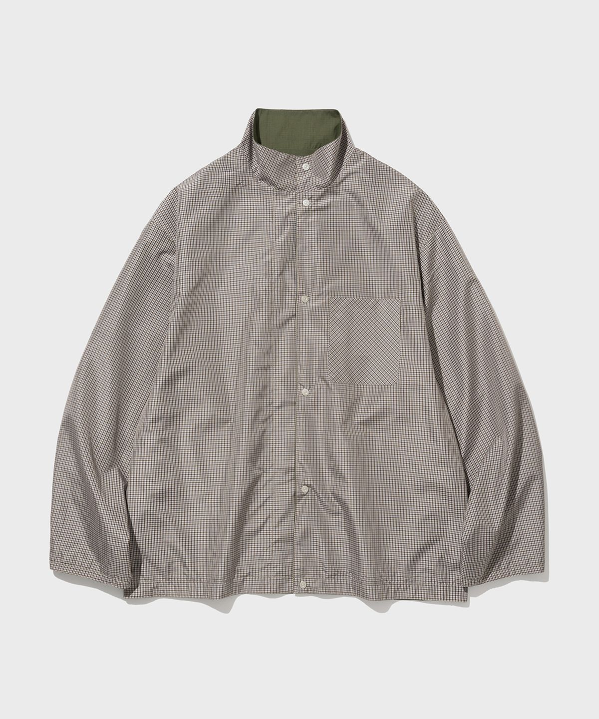 셔터(SHIRTER) REVERSIBLE HIGH NECK JACKET (KHAKI)
